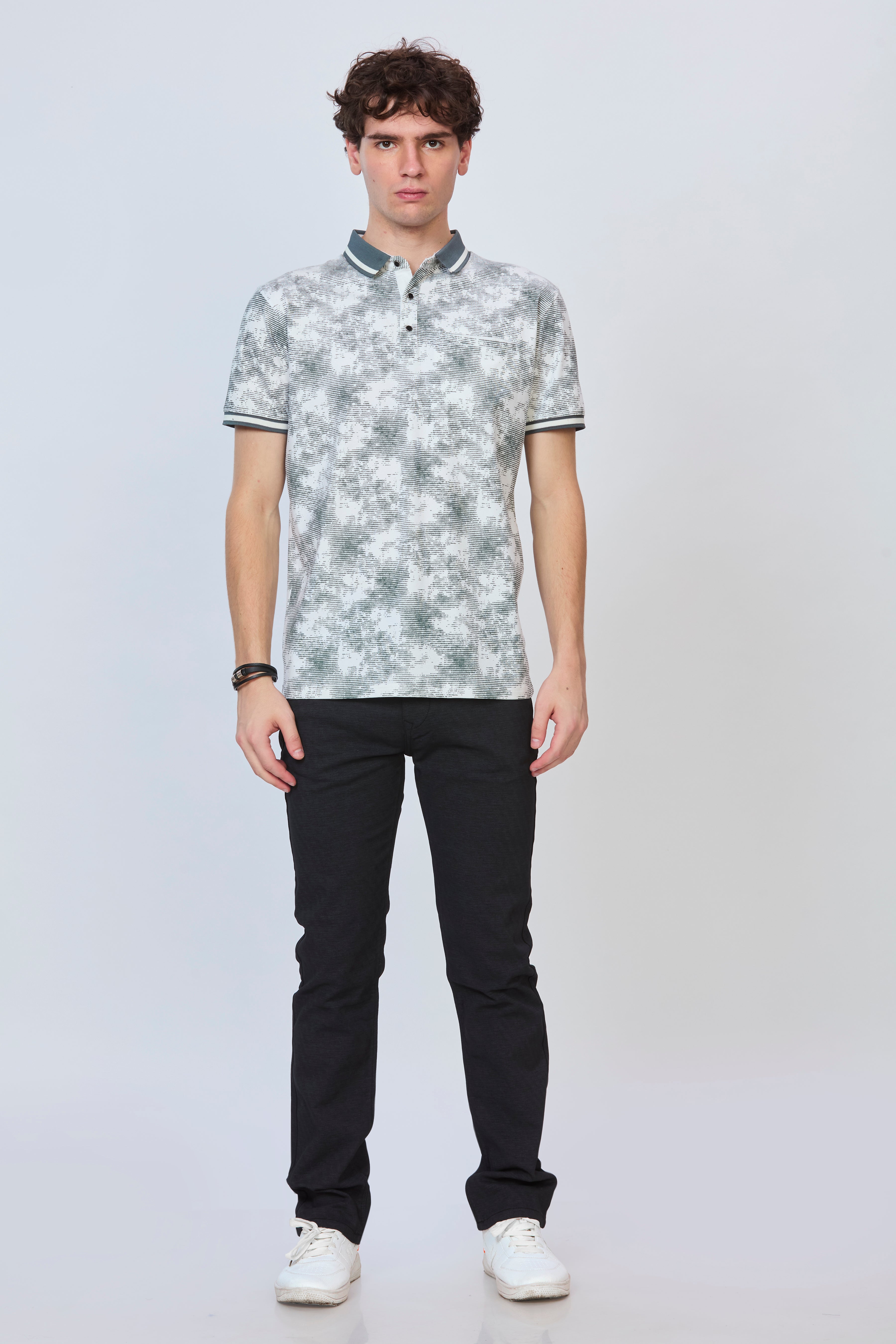 Infinite Pattern Polo Shirt