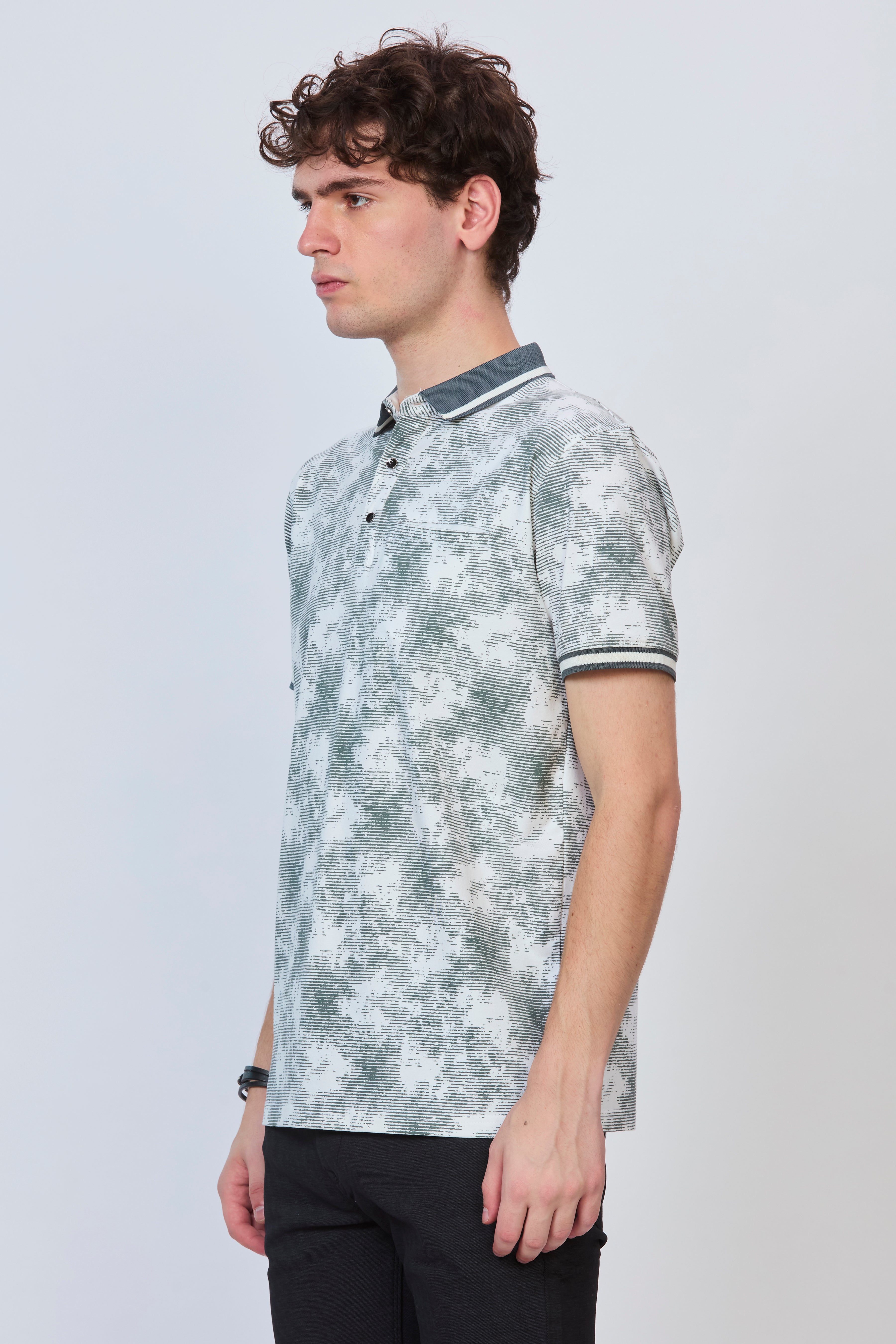 Infinite Pattern Polo Shirt