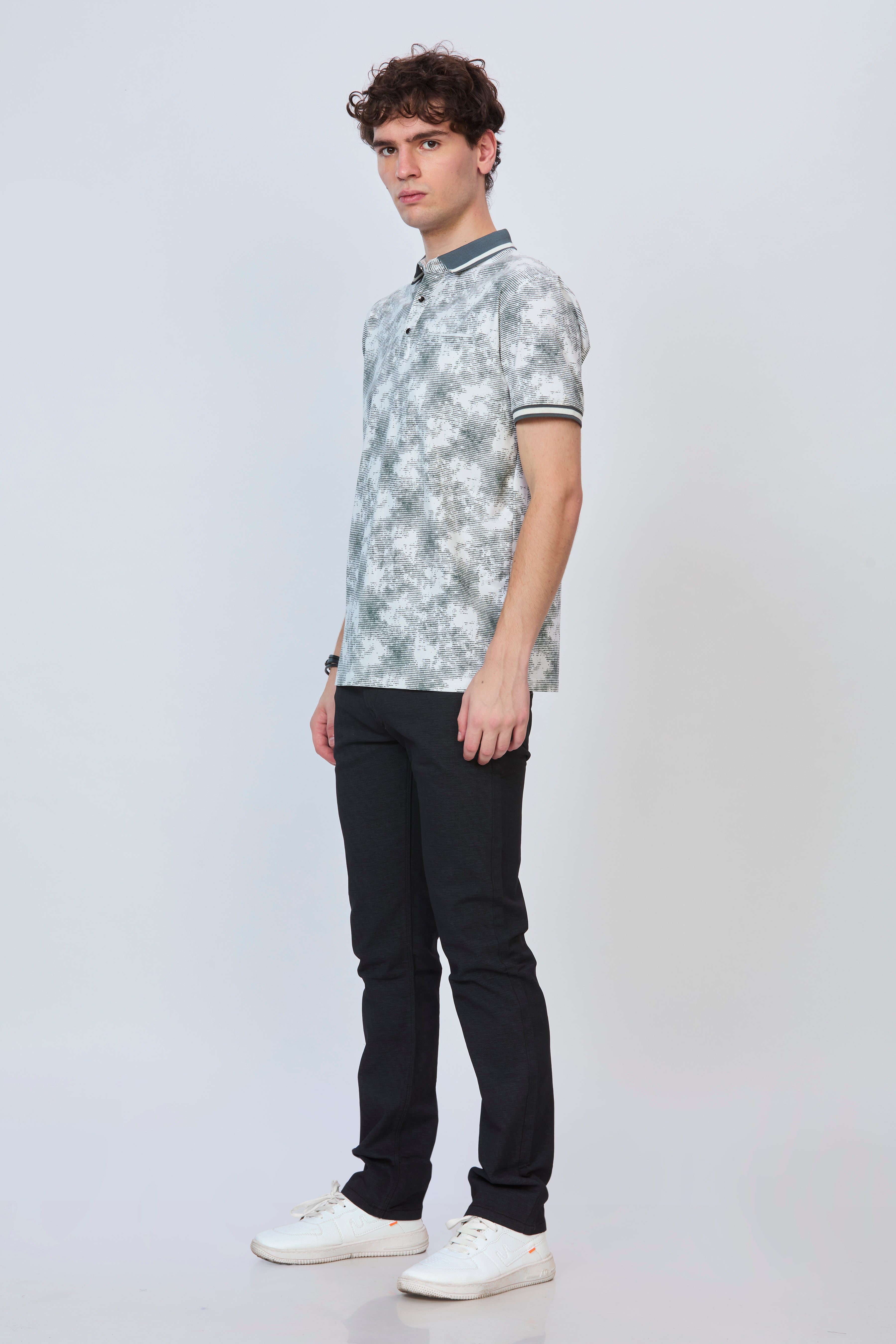 Infinite Pattern Polo Shirt