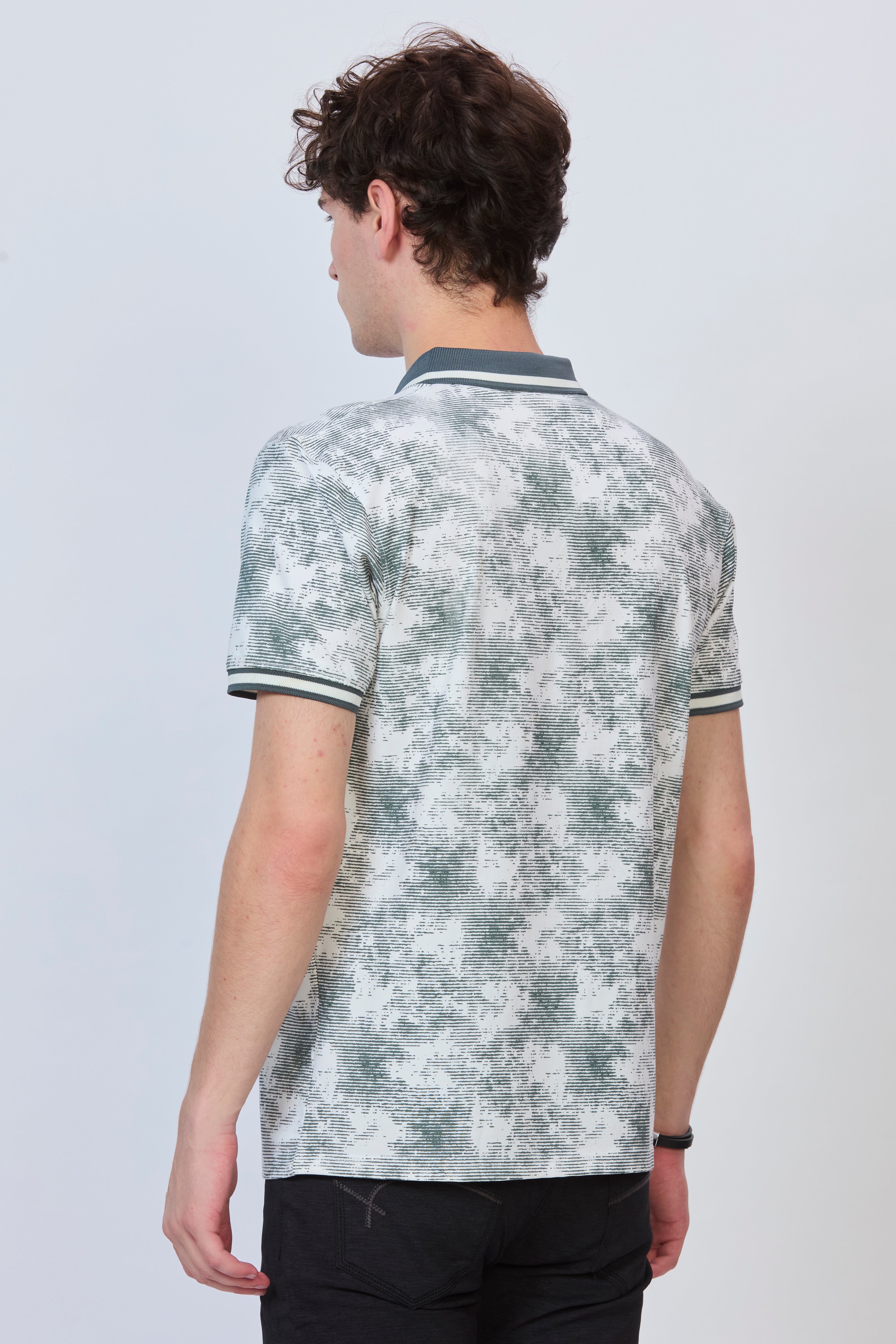 Infinite Pattern Polo Shirt