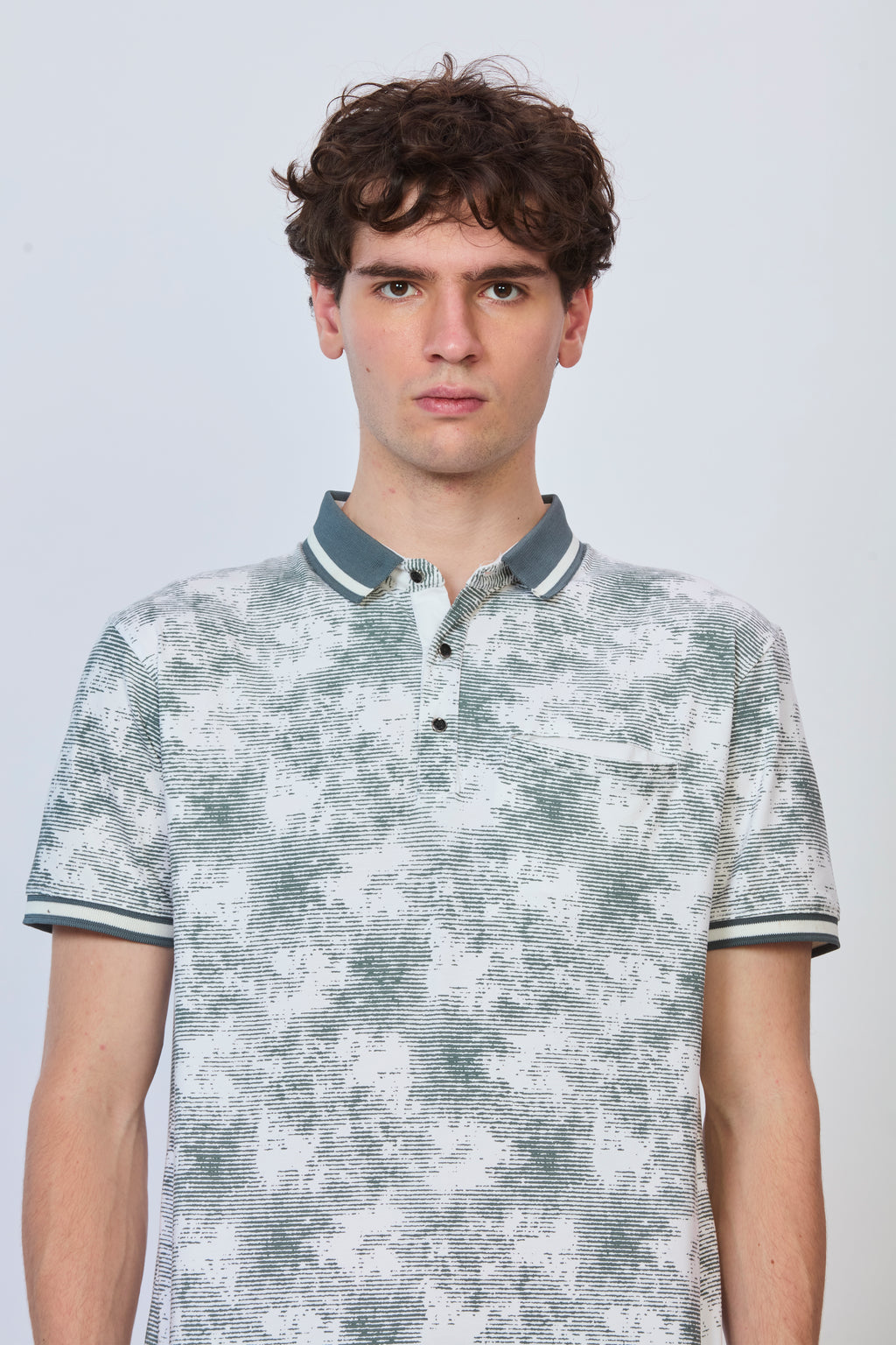 Infinite Pattern Polo Shirt