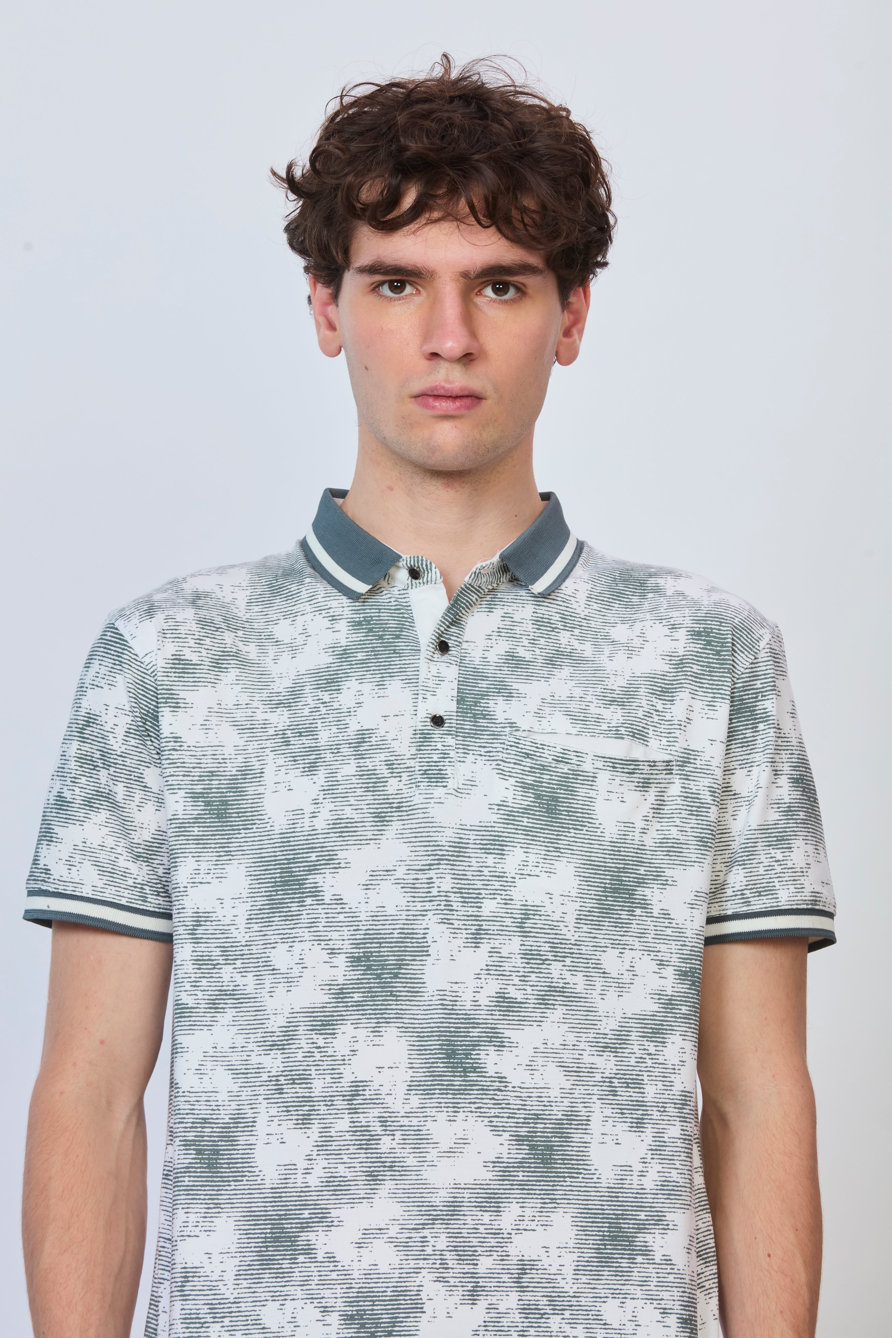 Infinite Pattern Polo Shirt