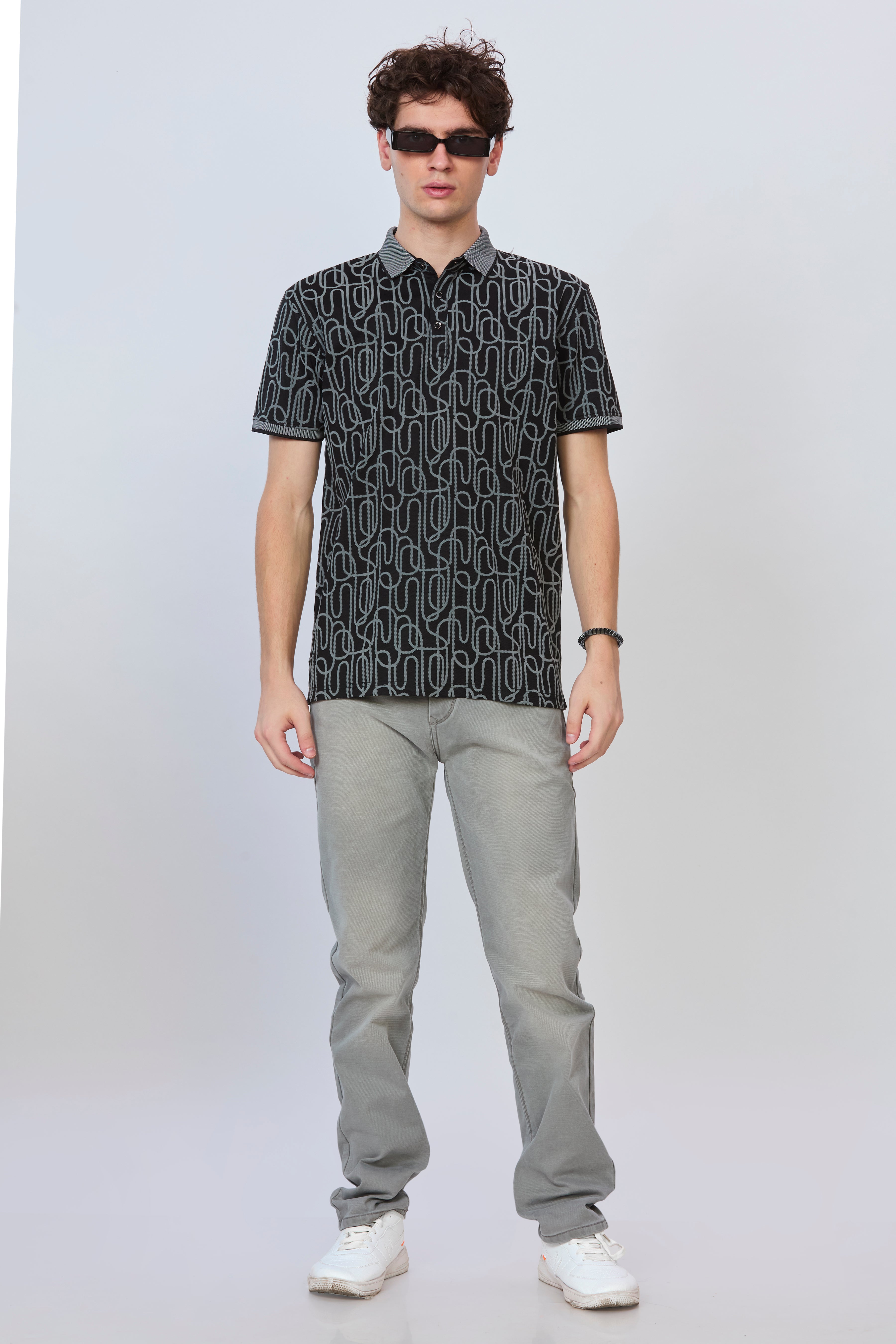 Echo Wave All-Over Polo
