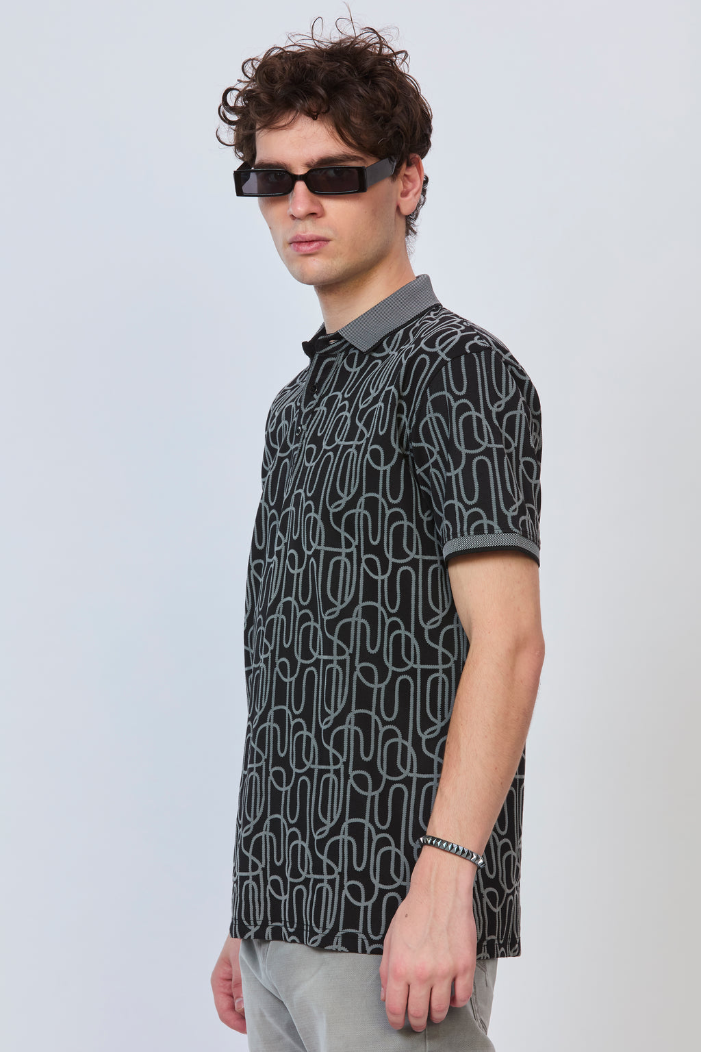 Echo Wave All-Over Polo