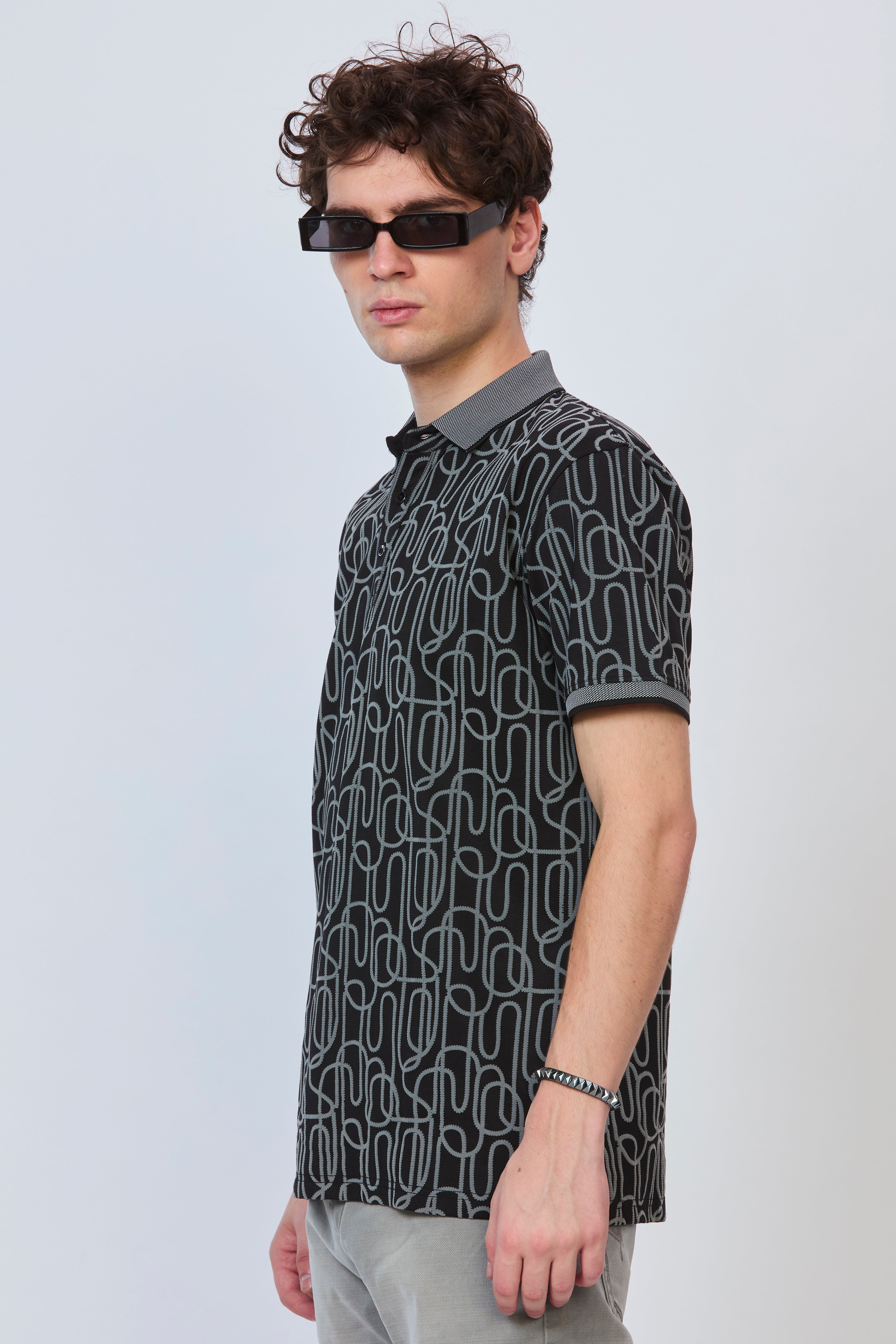Echo Wave All-Over Polo