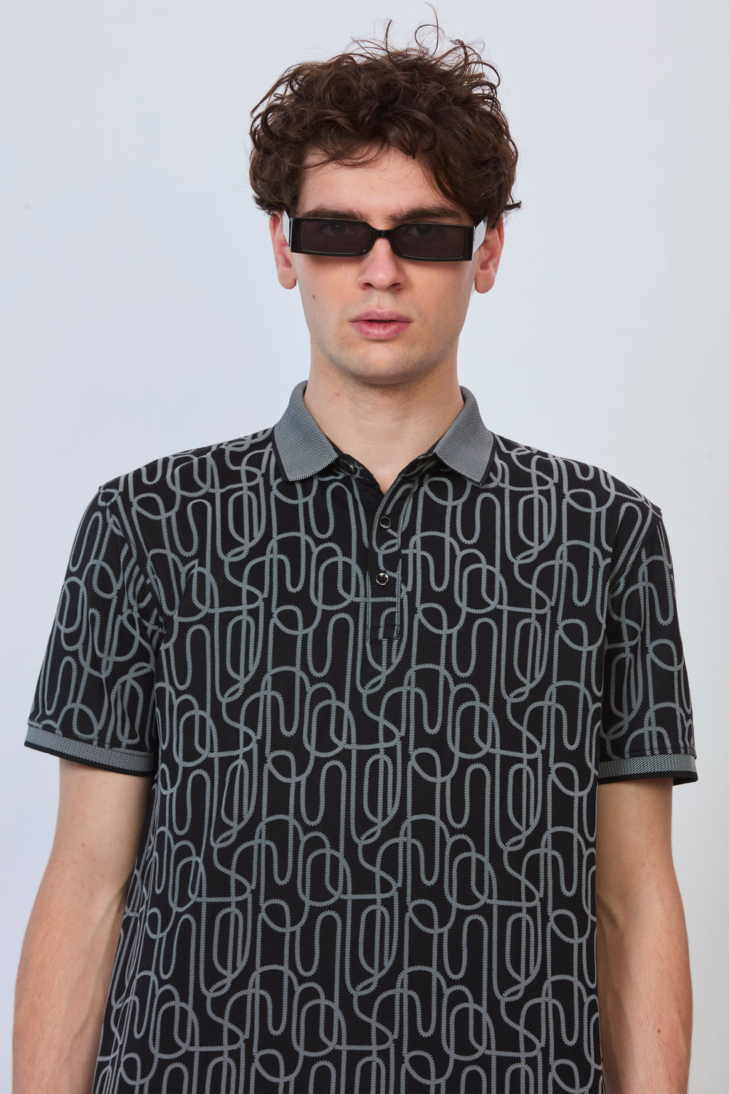 Echo Wave All-Over Polo
