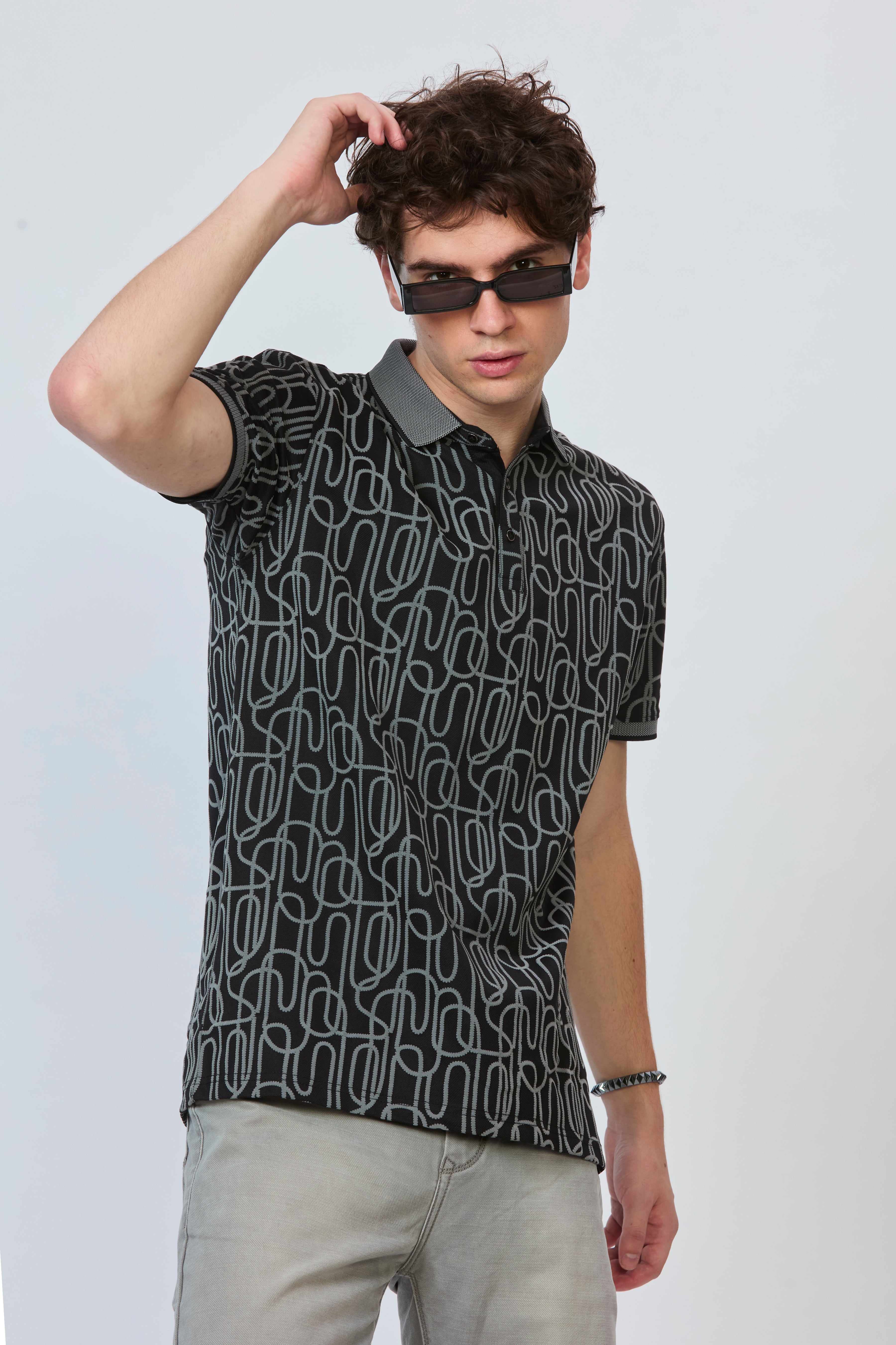 Echo Wave All-Over Polo