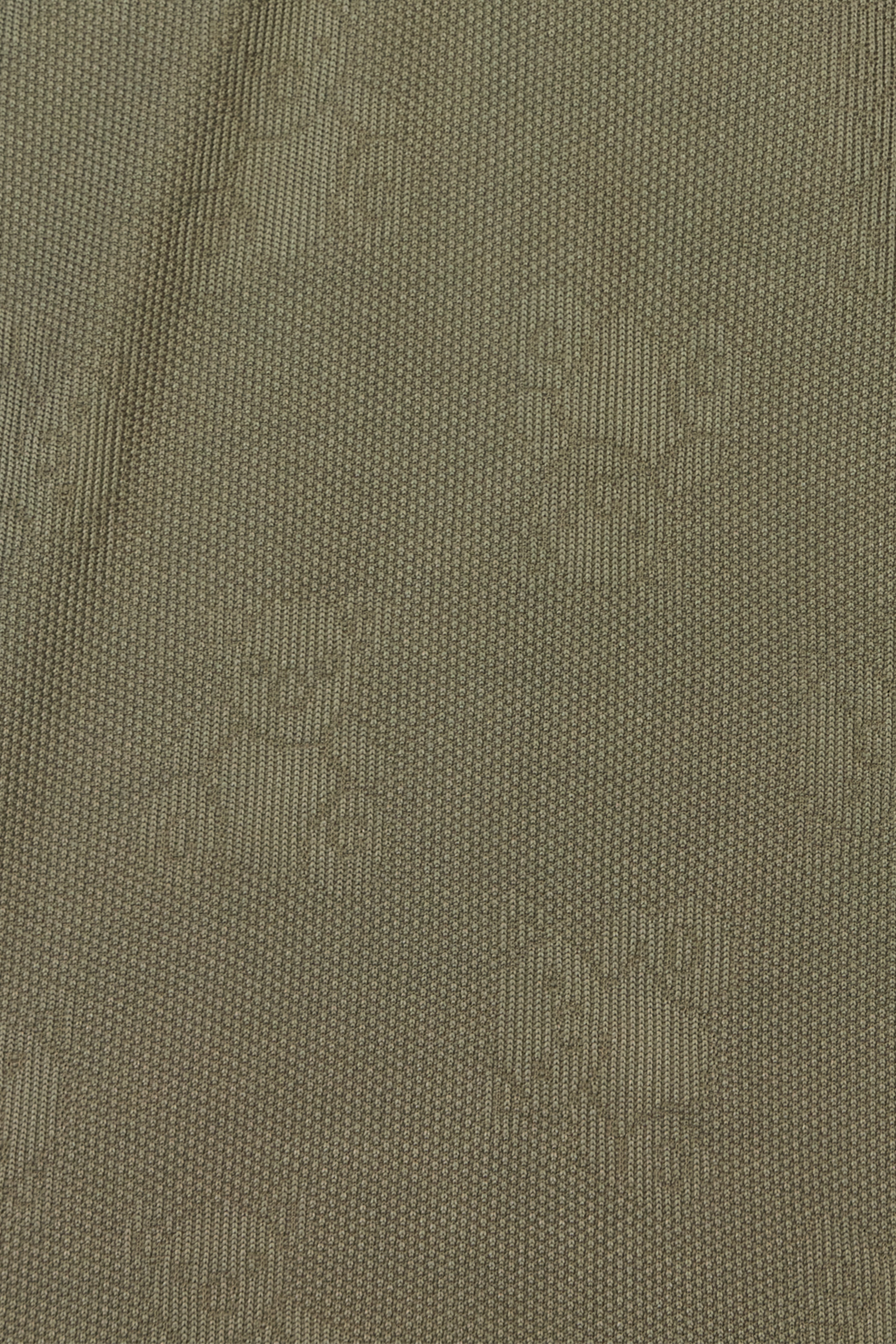 Two-Tone Textured Polo – Olive & Black
