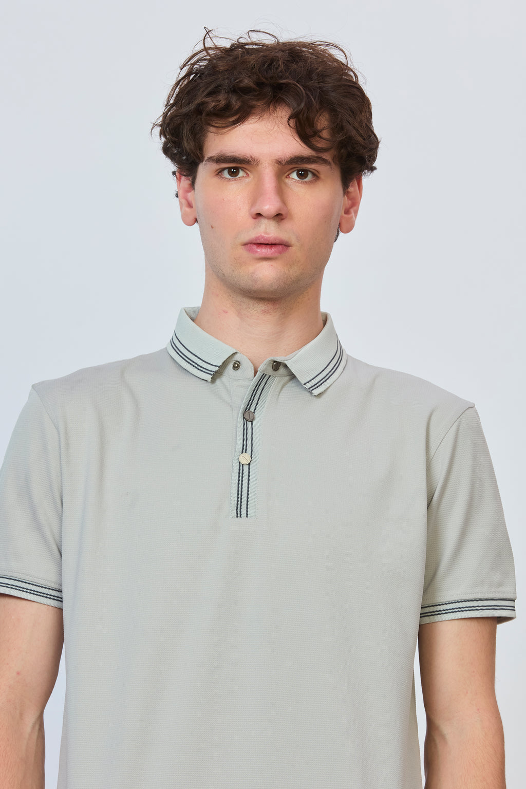 Grey Essential Polo