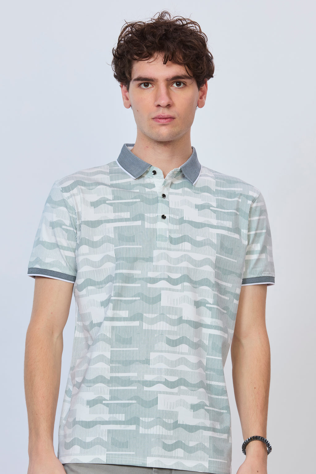 Rhythm Print All-Over Polo