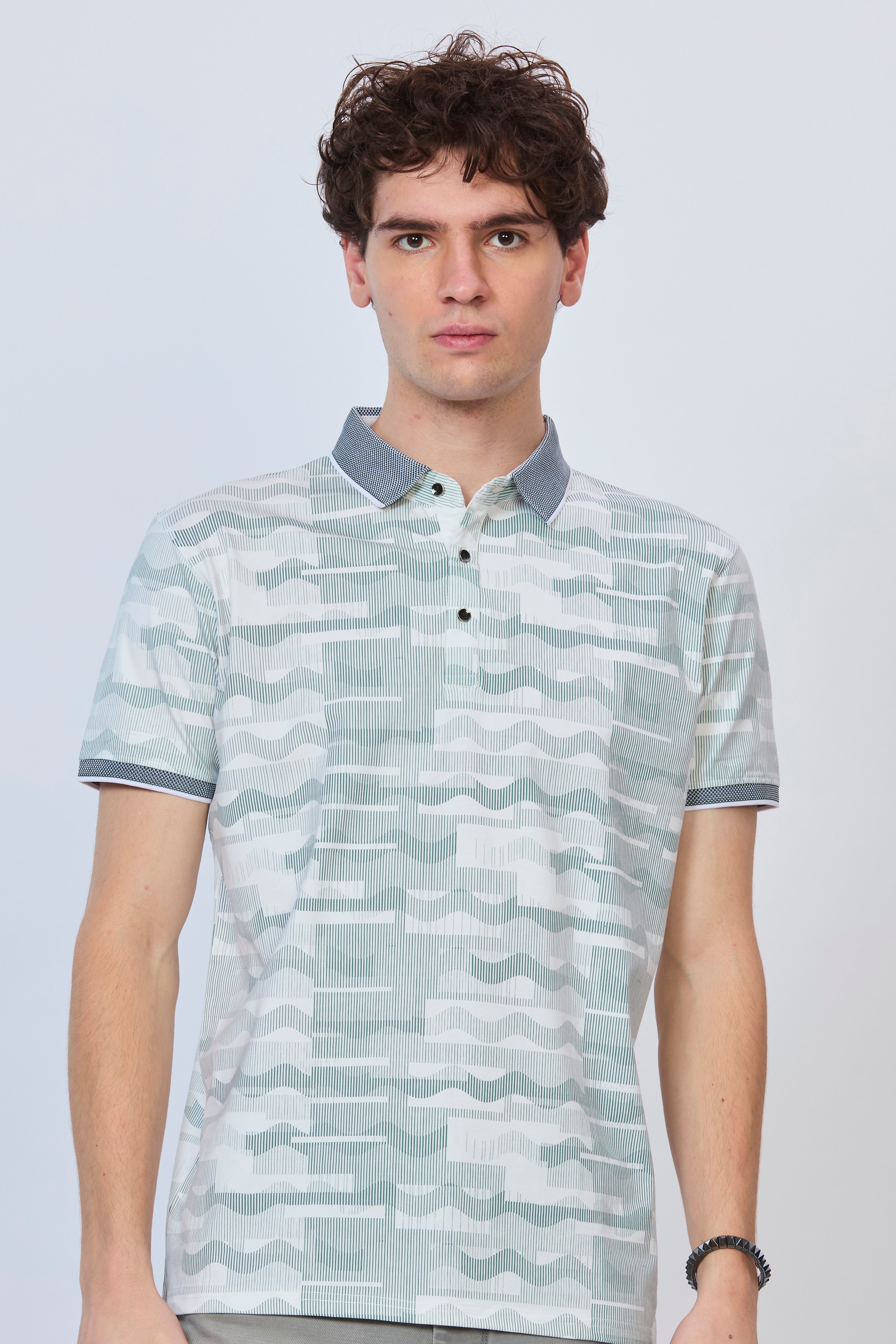 Rhythm Print All-Over Polo