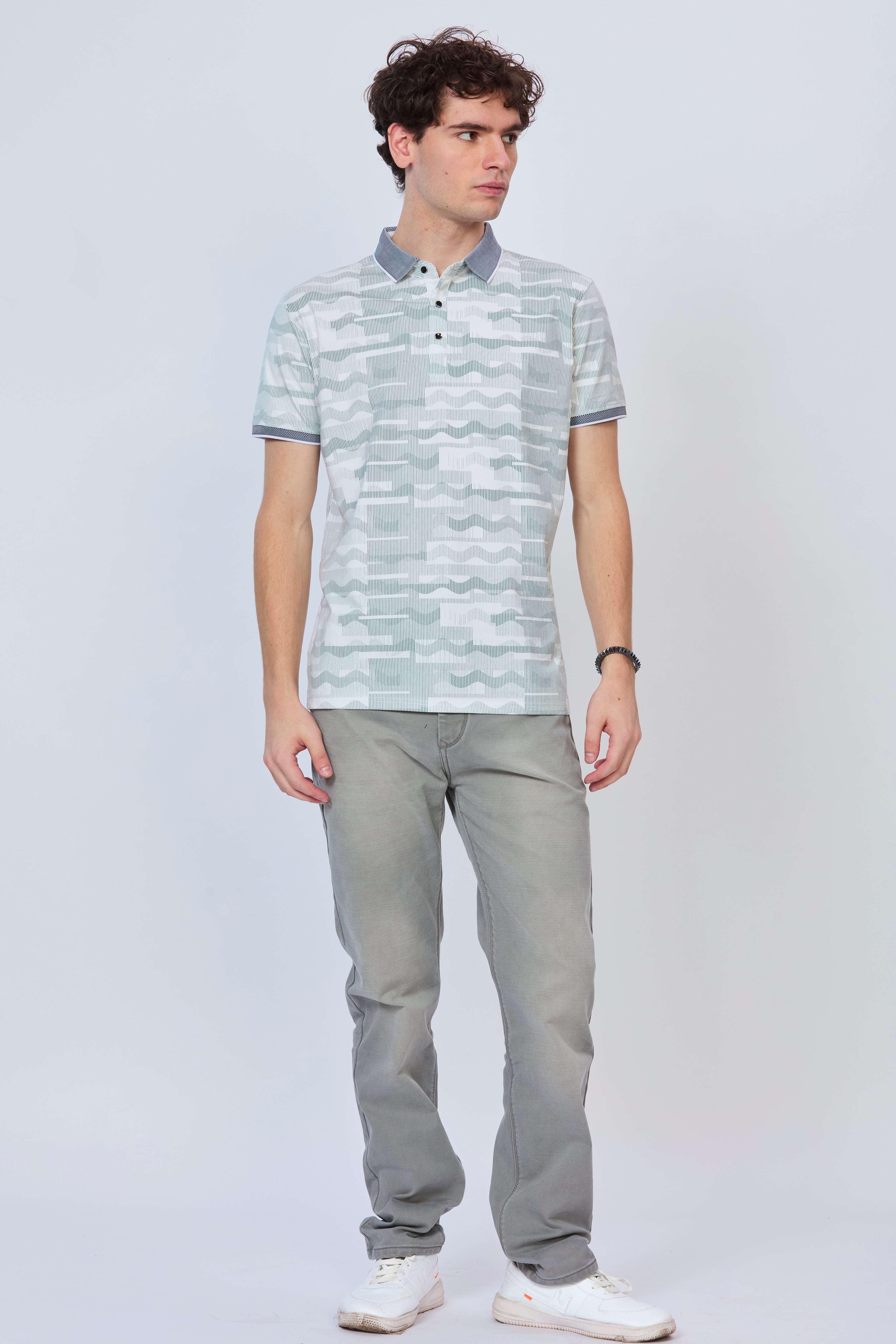 Rhythm Print All-Over Polo