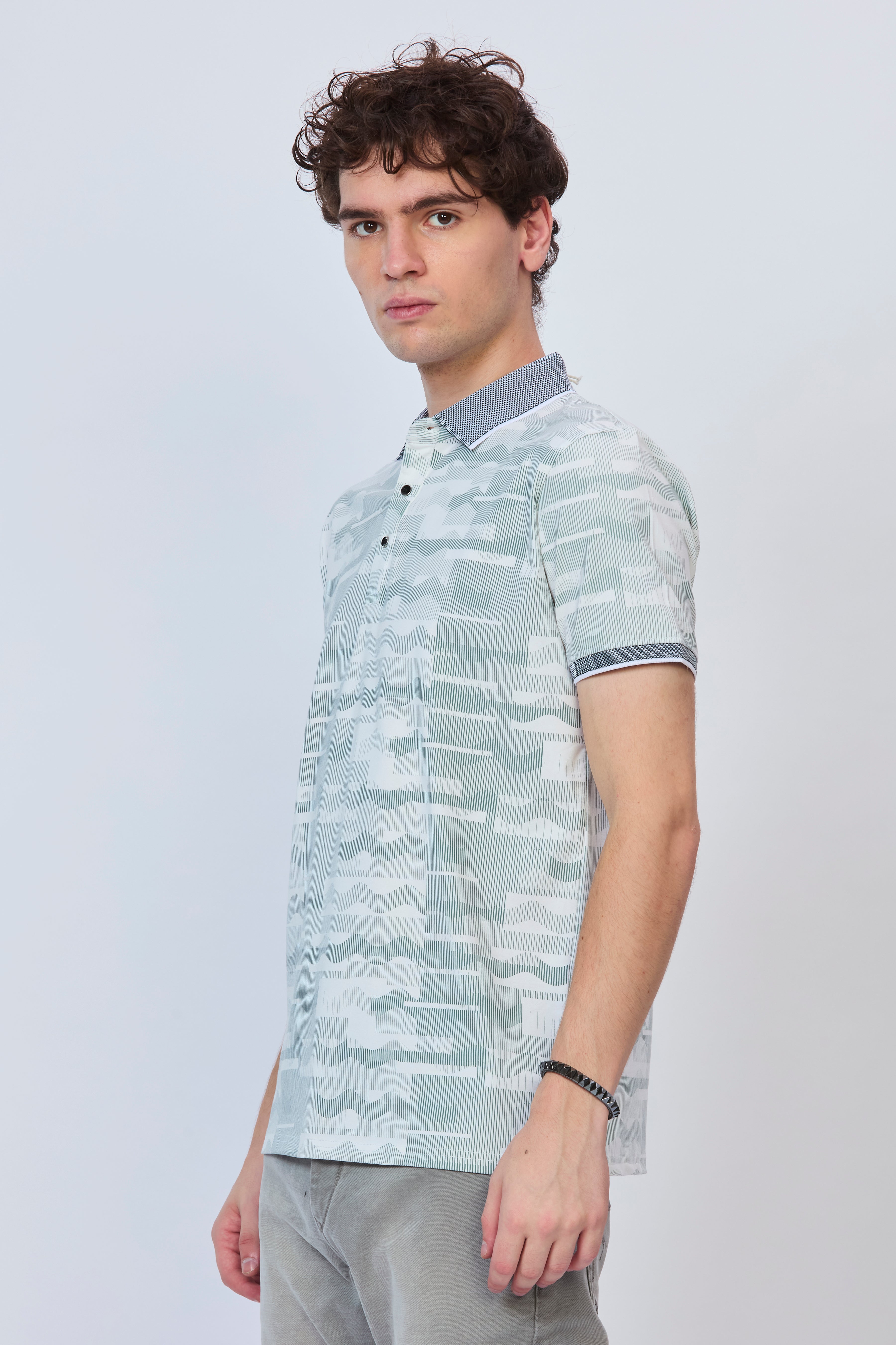 Rhythm Print All-Over Polo