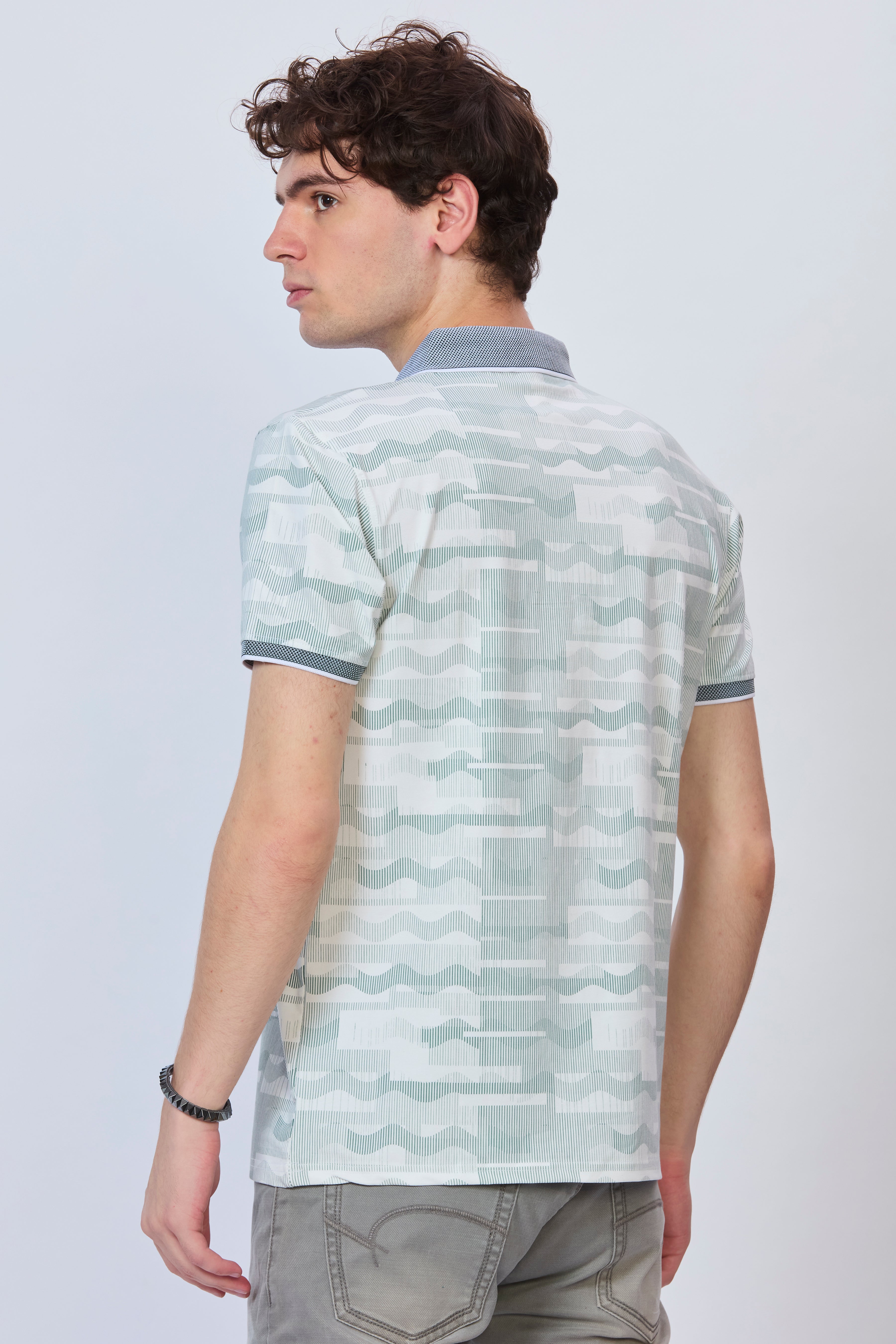 Rhythm Print All-Over Polo