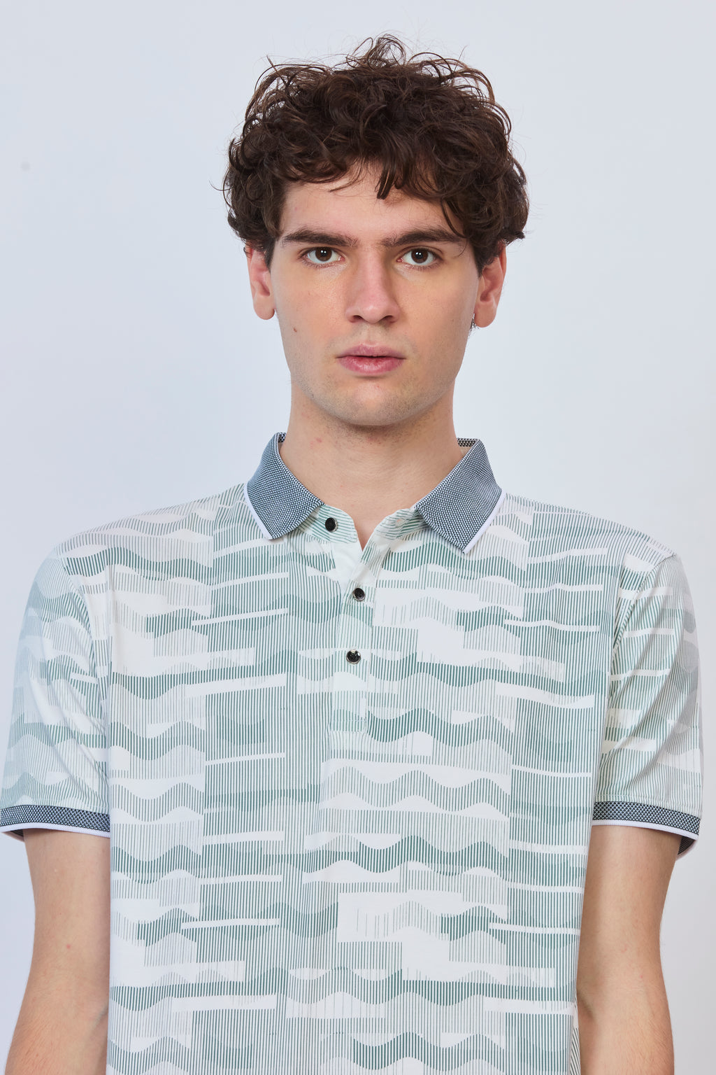 Rhythm Print All-Over Polo