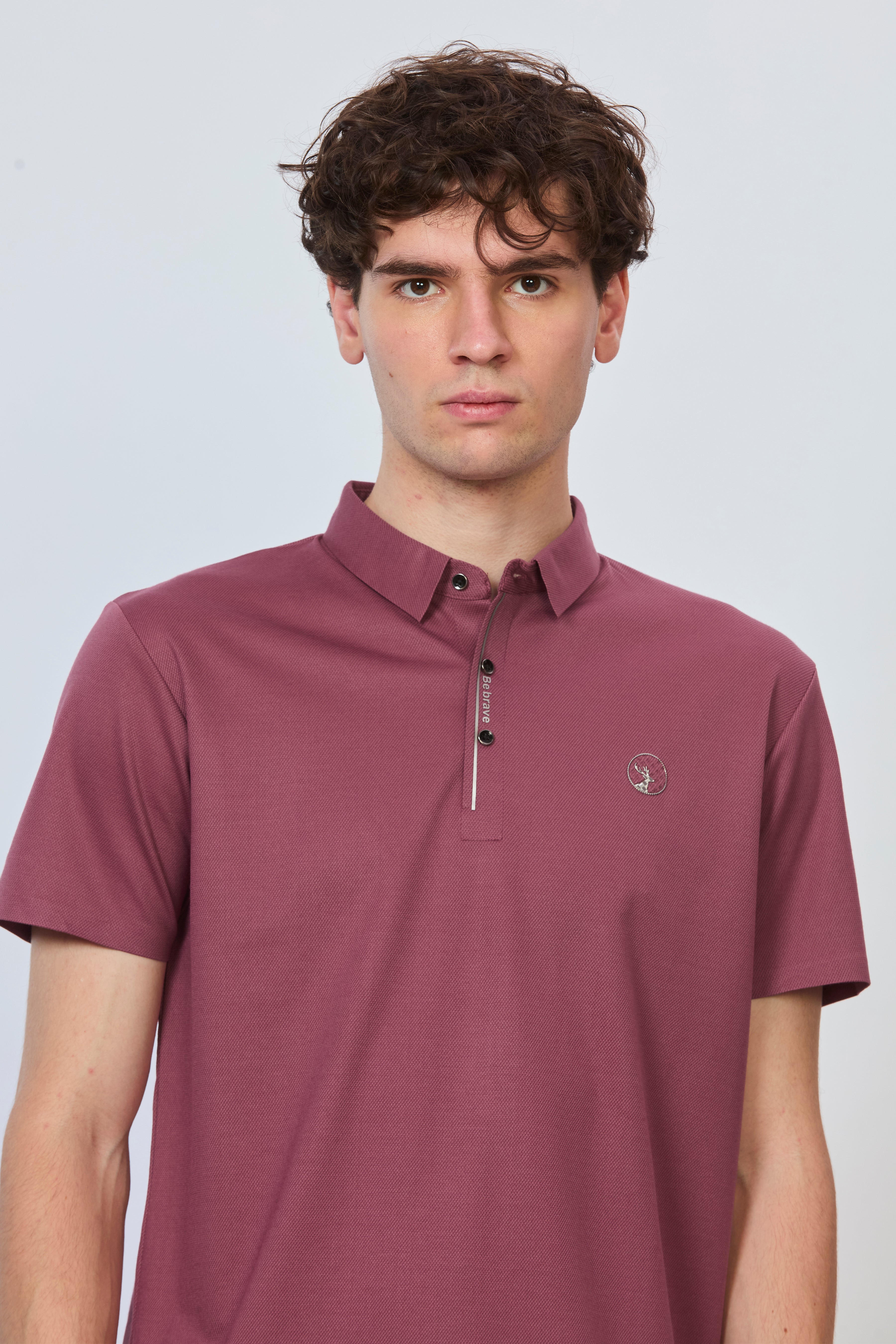Modern Stitch-Free Polo in Onion