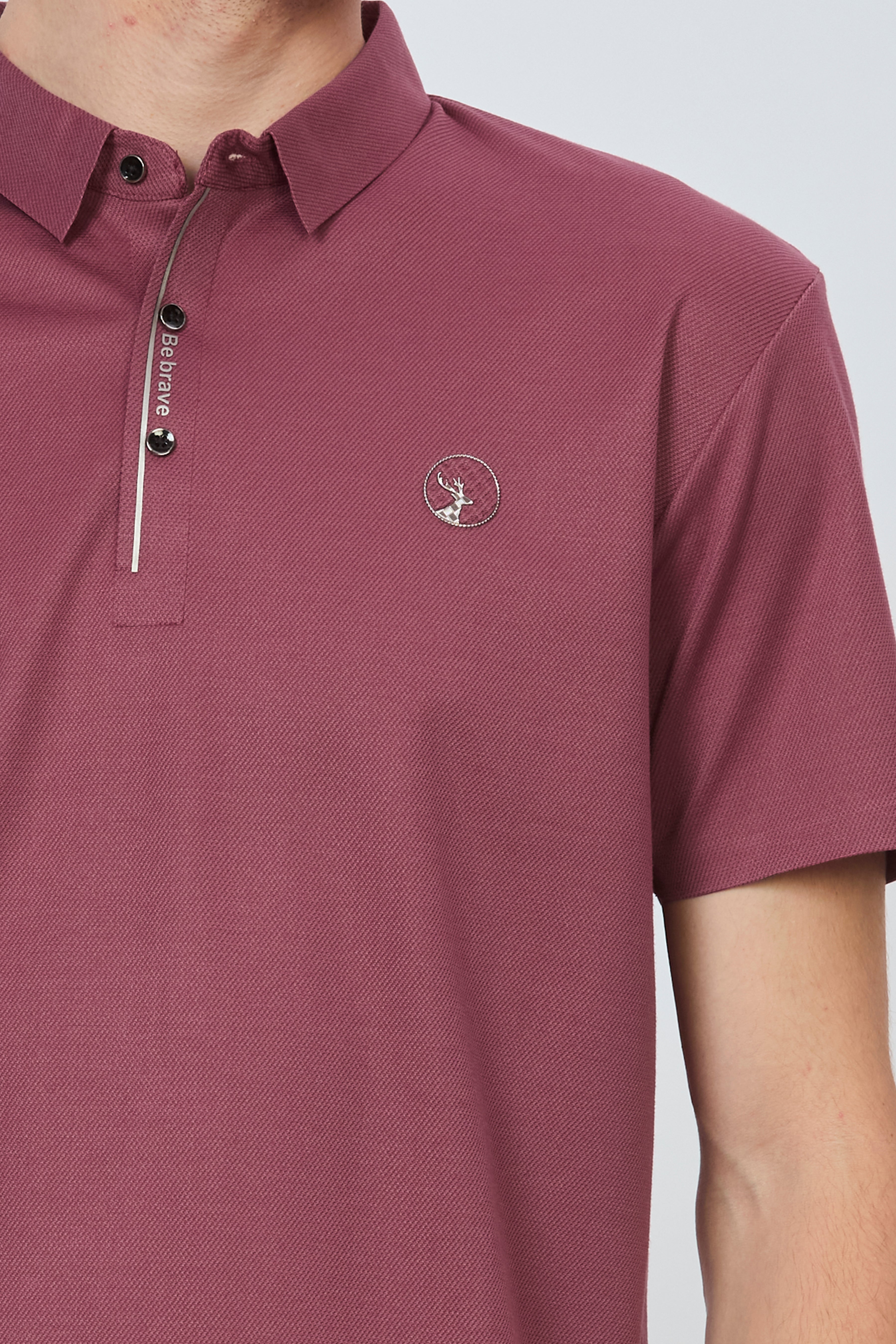Modern Stitch-Free Polo in Onion – Krockers