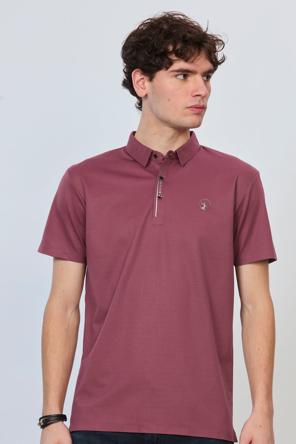 Modern Stitch-Free Polo in Onion