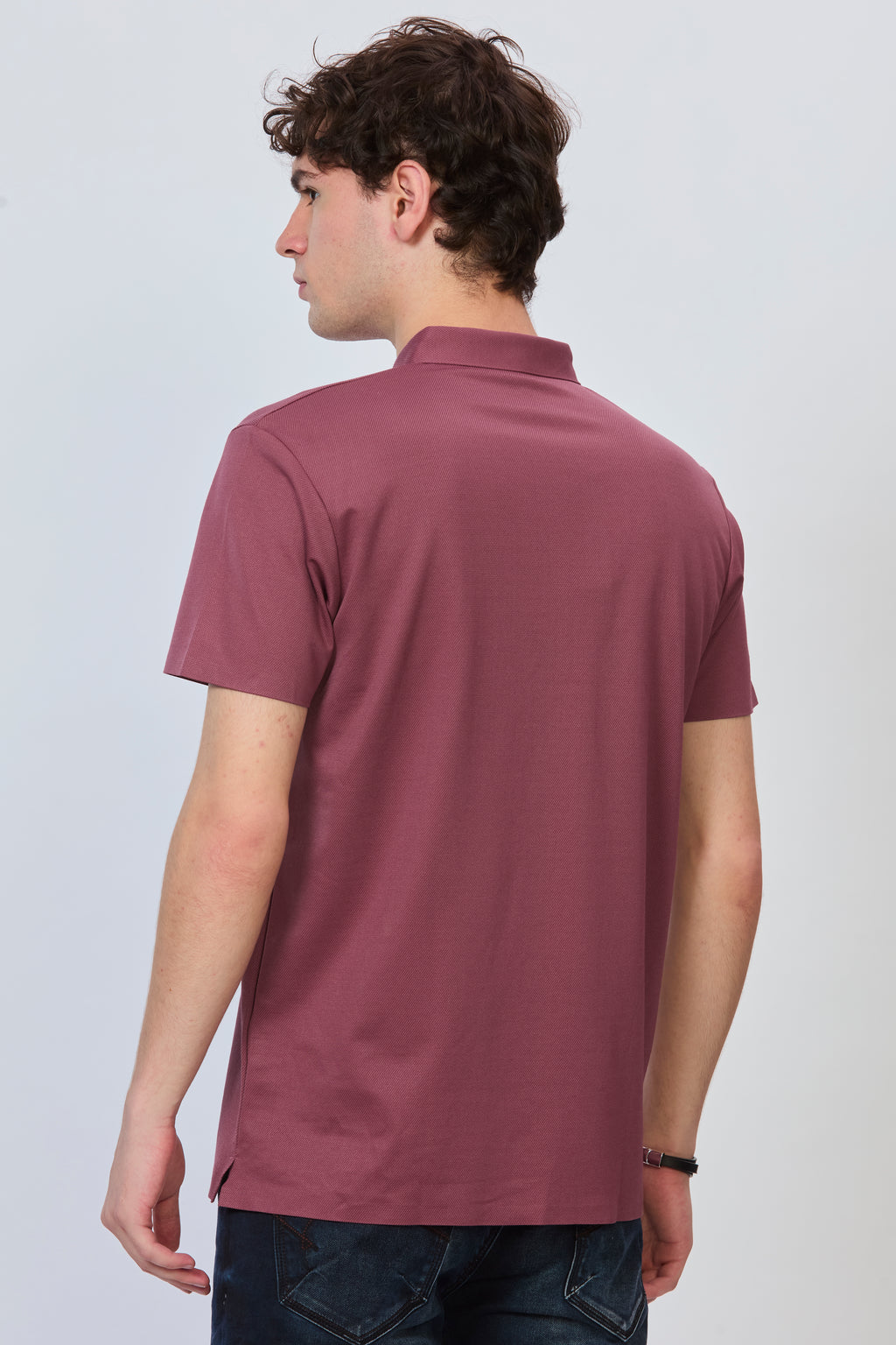 Modern Stitch-Free Polo in Onion