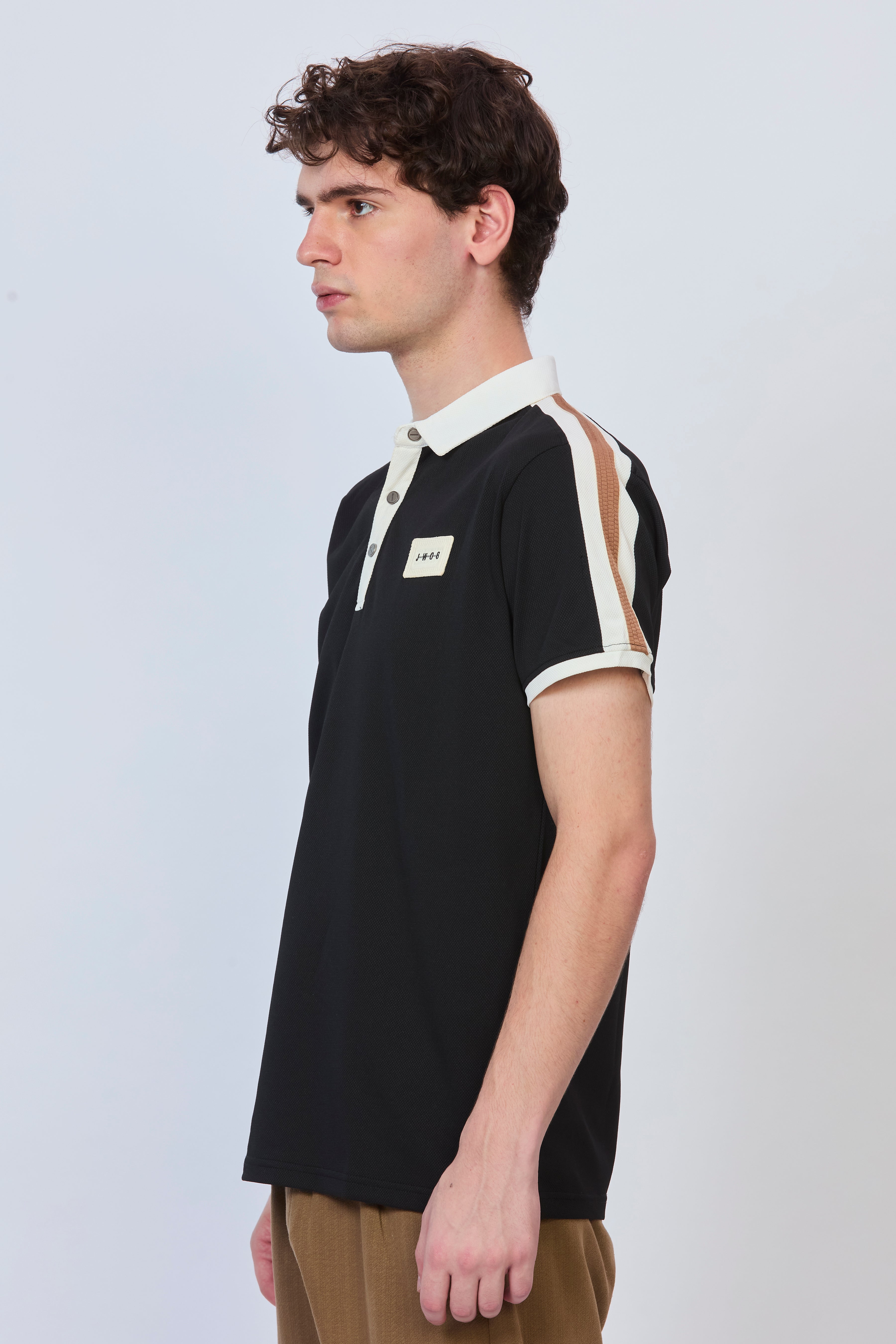 Signature Black Fashion Polo