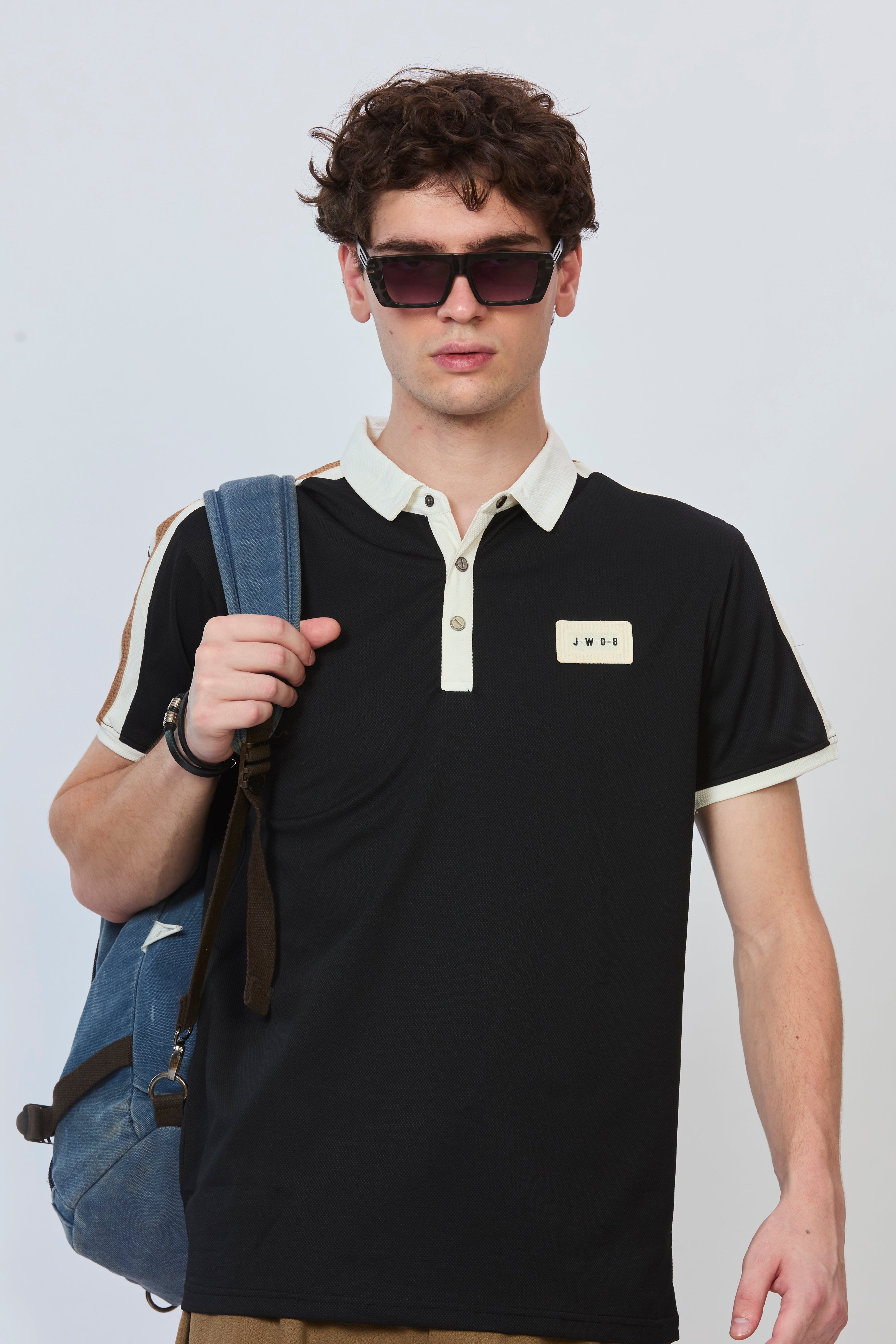 Signature Black Fashion Polo