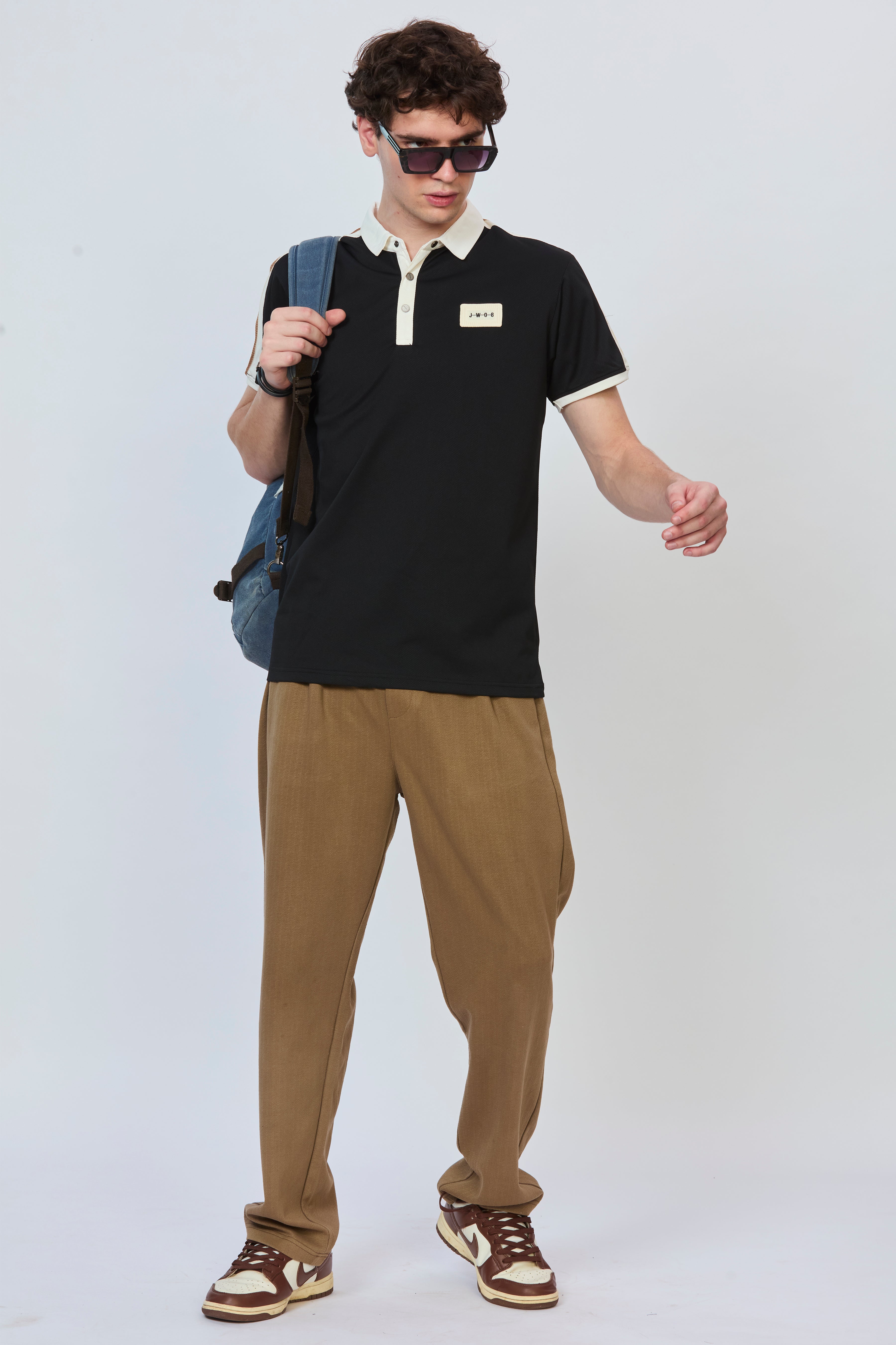 Signature Black Fashion Polo