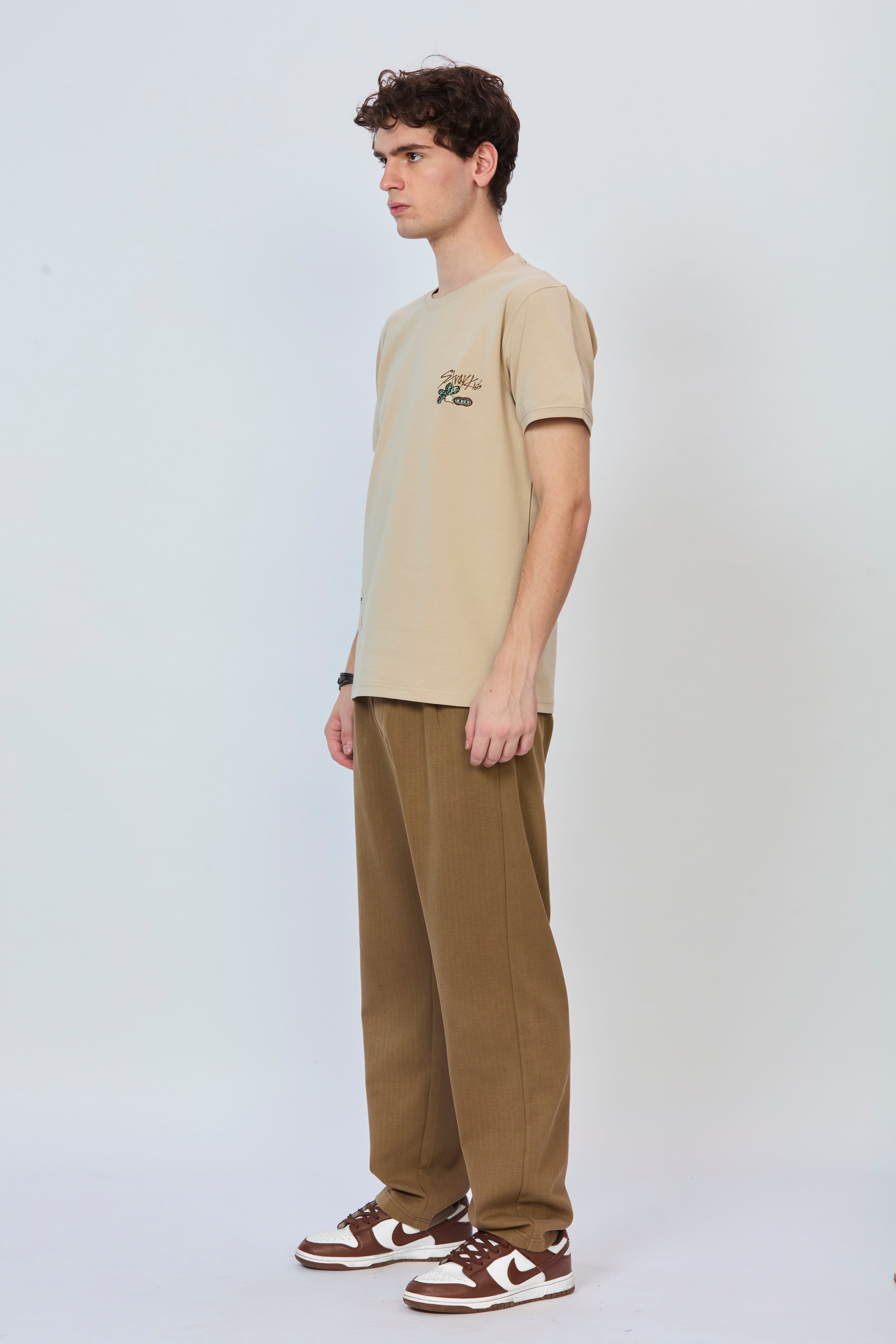 Eclipse Cream Statement Back Tee