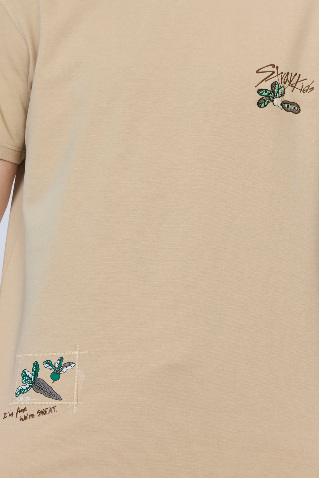 Eclipse Cream Statement Back Tee