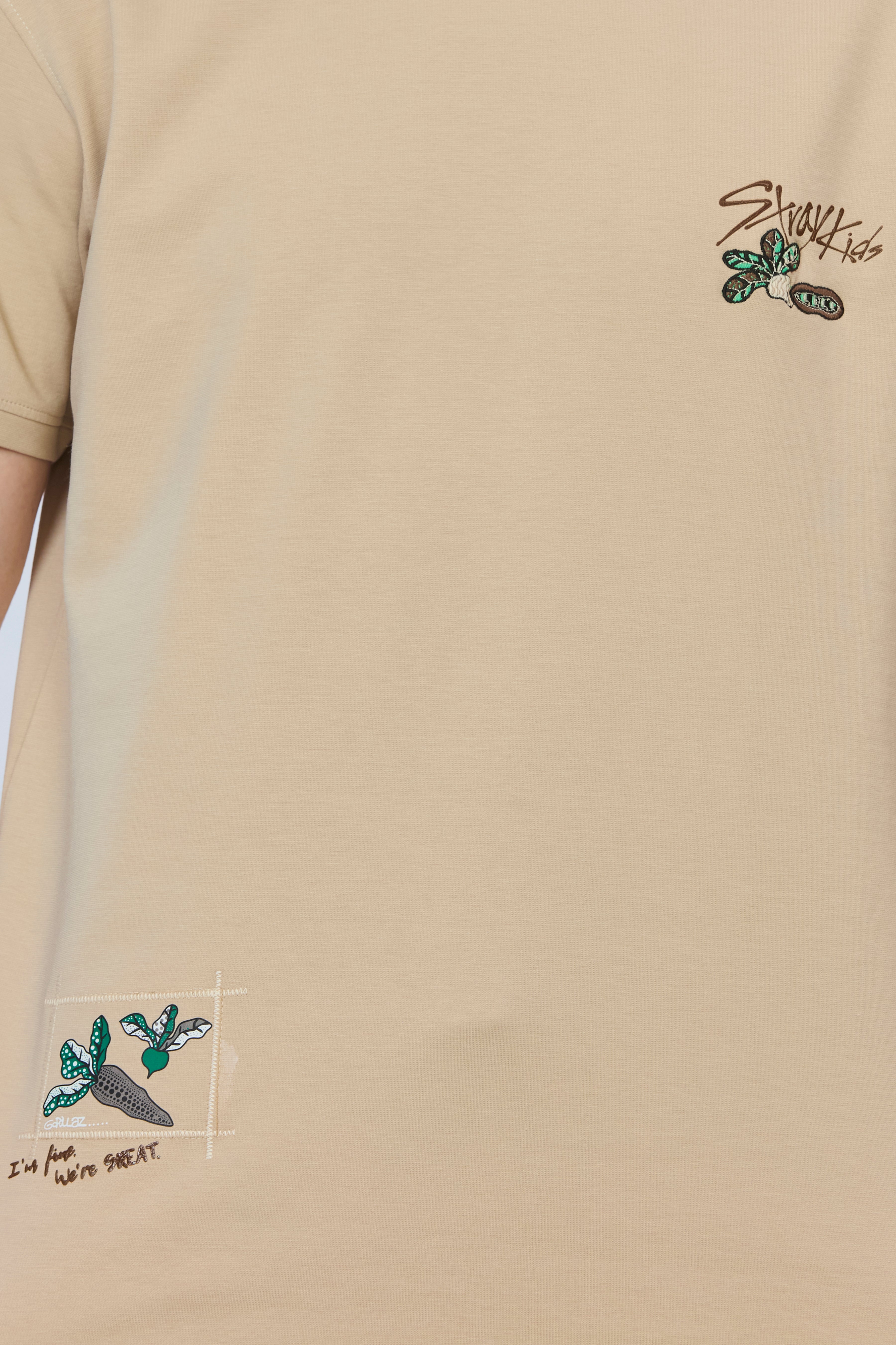 Eclipse Cream Statement Back Tee