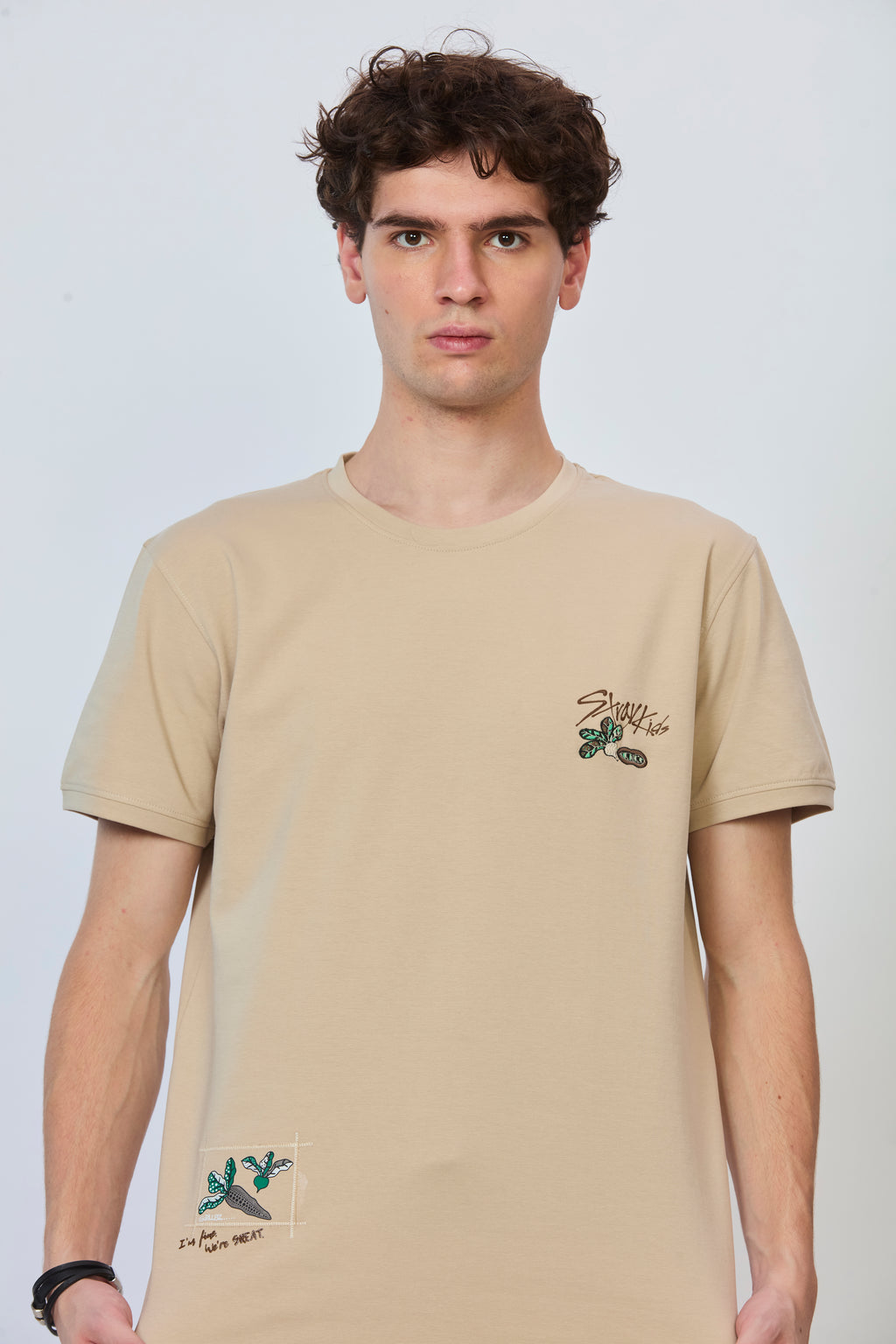 Eclipse Cream Statement Back Tee