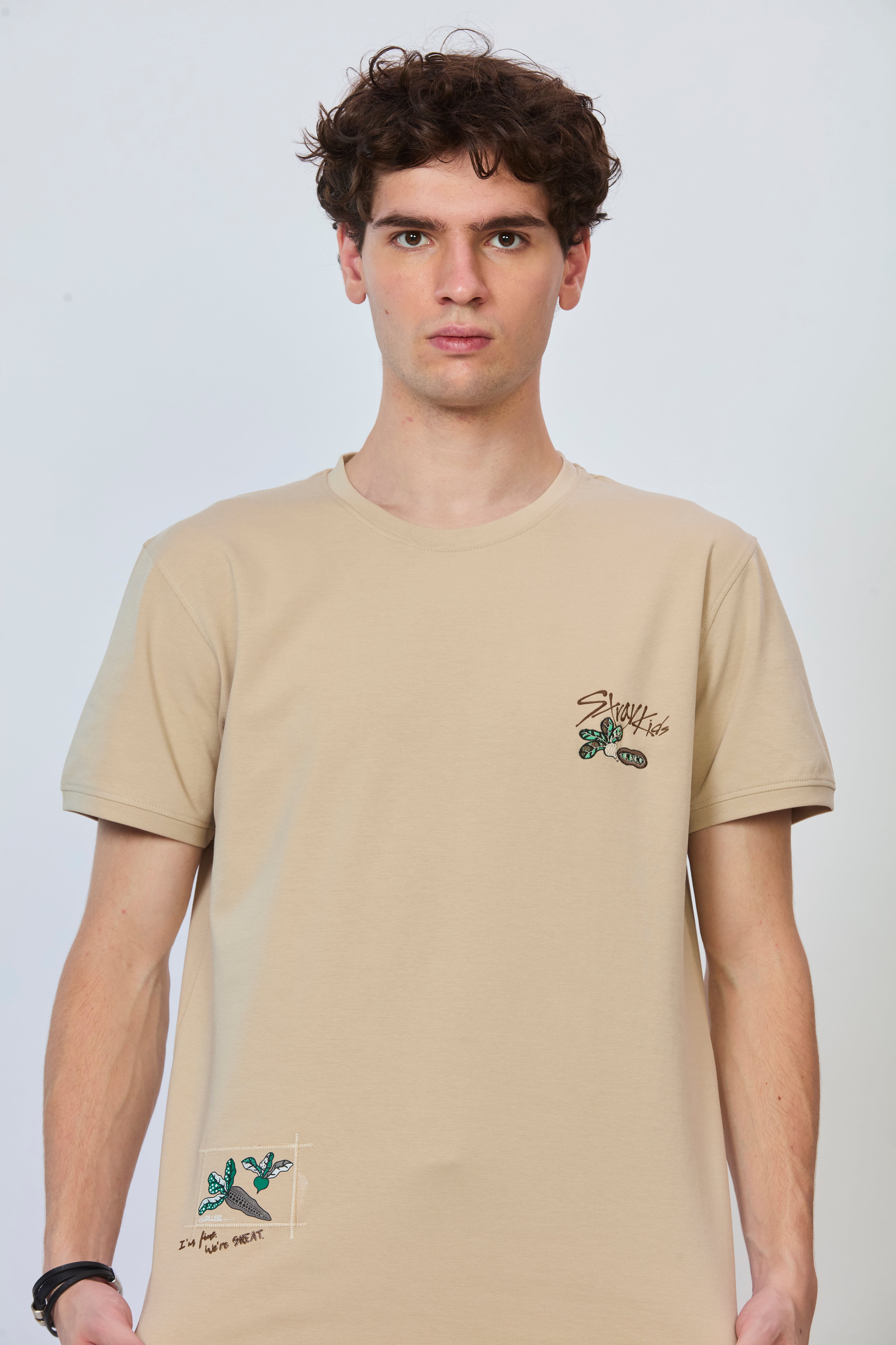 Eclipse Cream Statement Back Tee