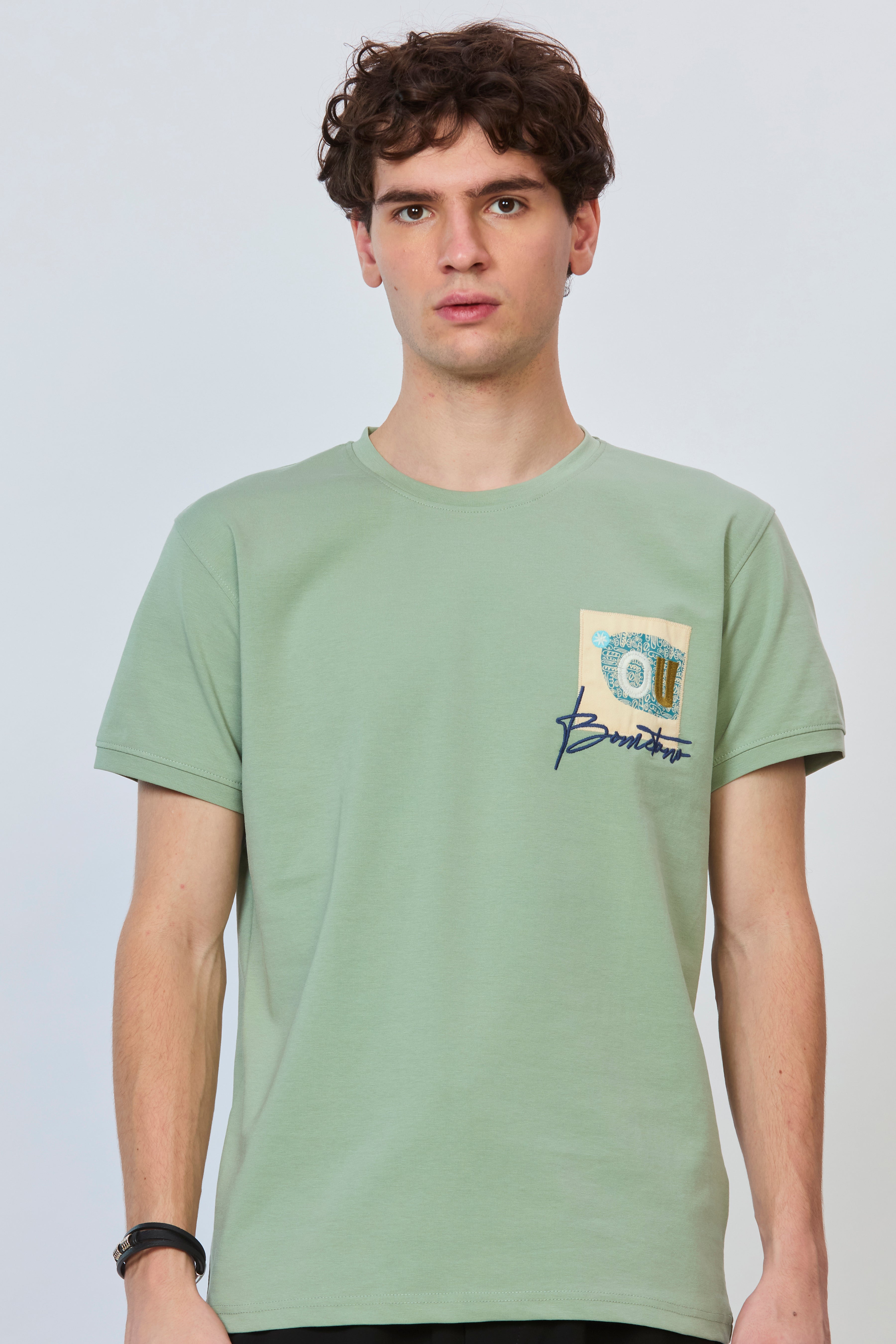 Mintline Patchwork Graphic Tee