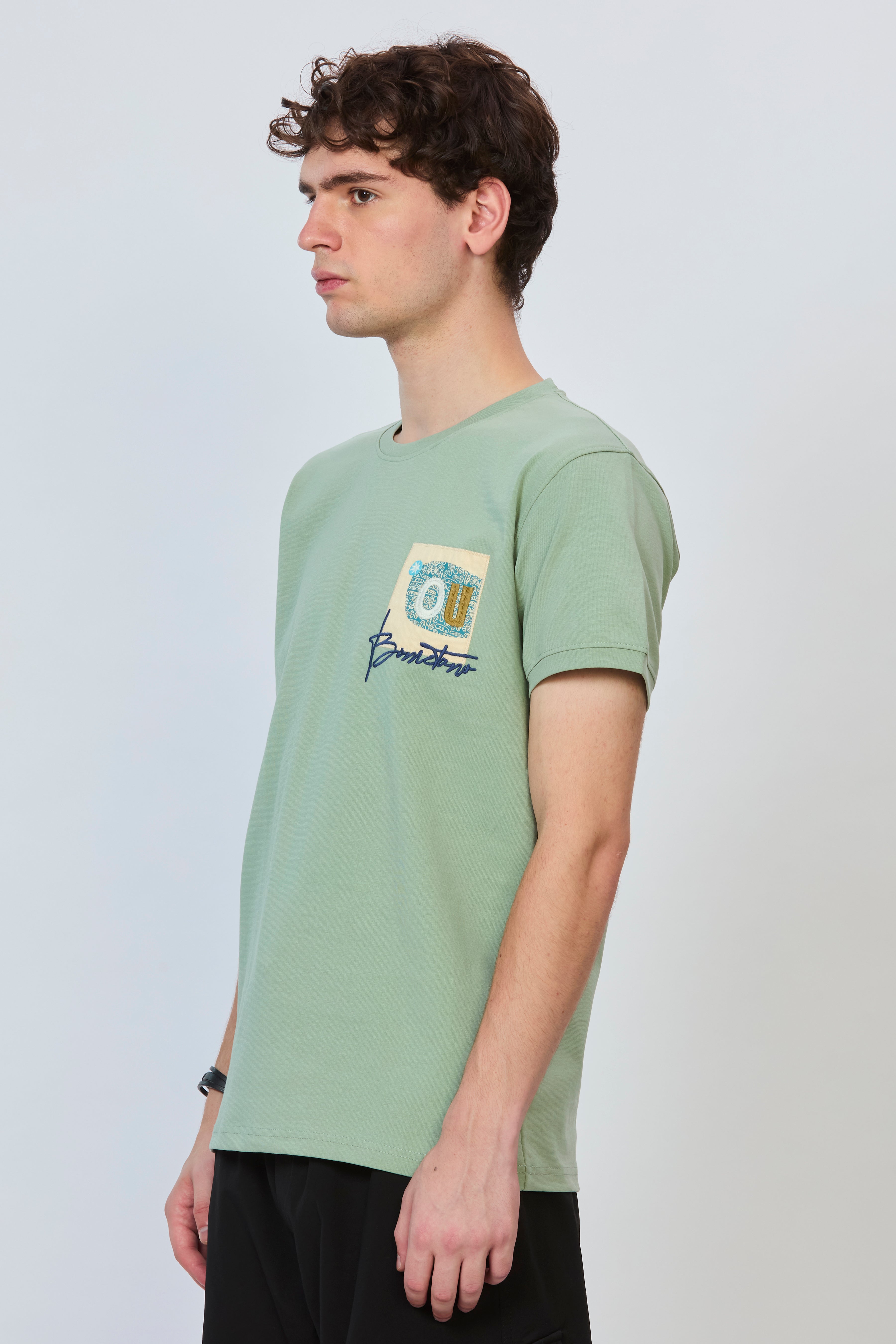 Mintline Patchwork Graphic Tee