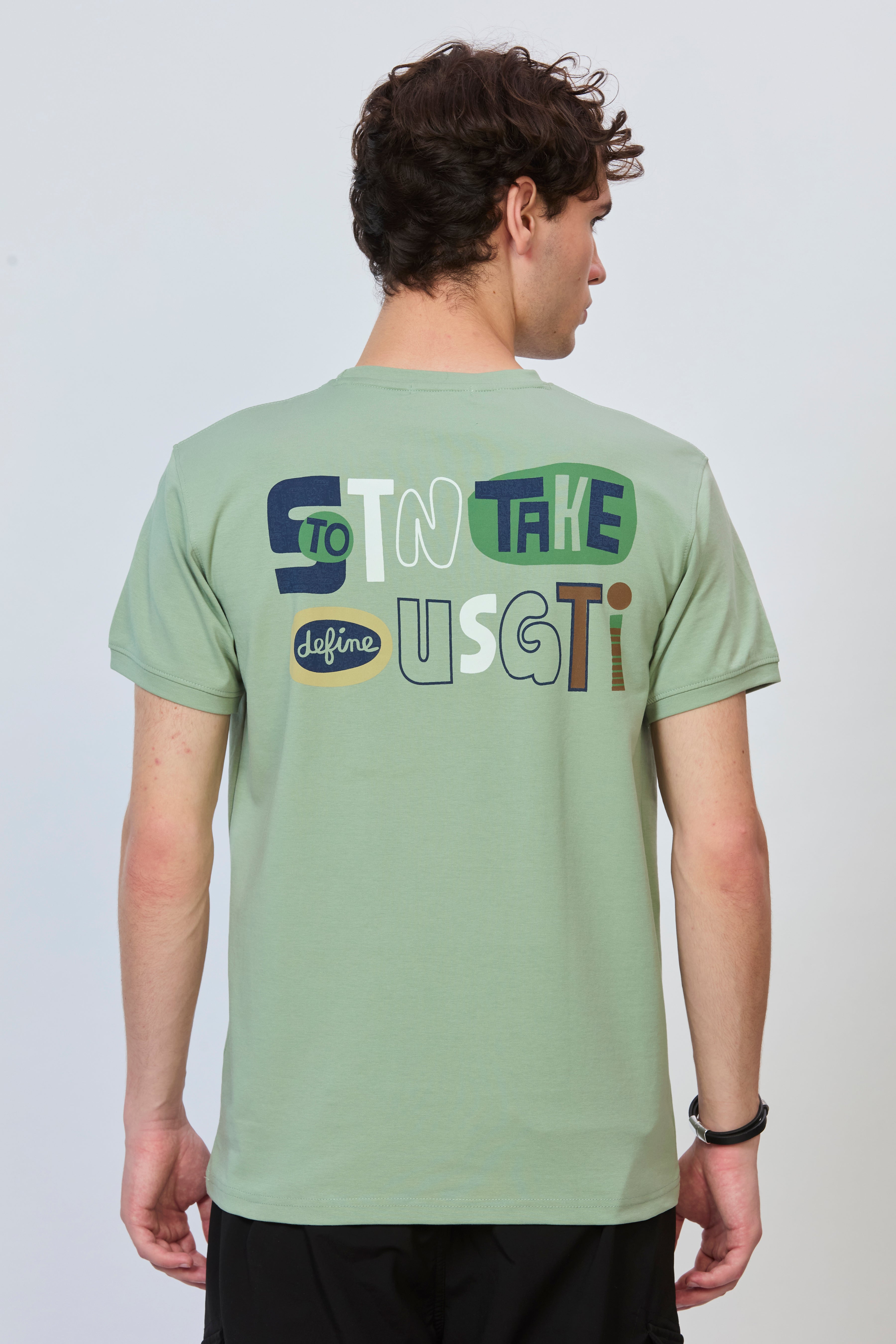 Mintline Patchwork Graphic Tee