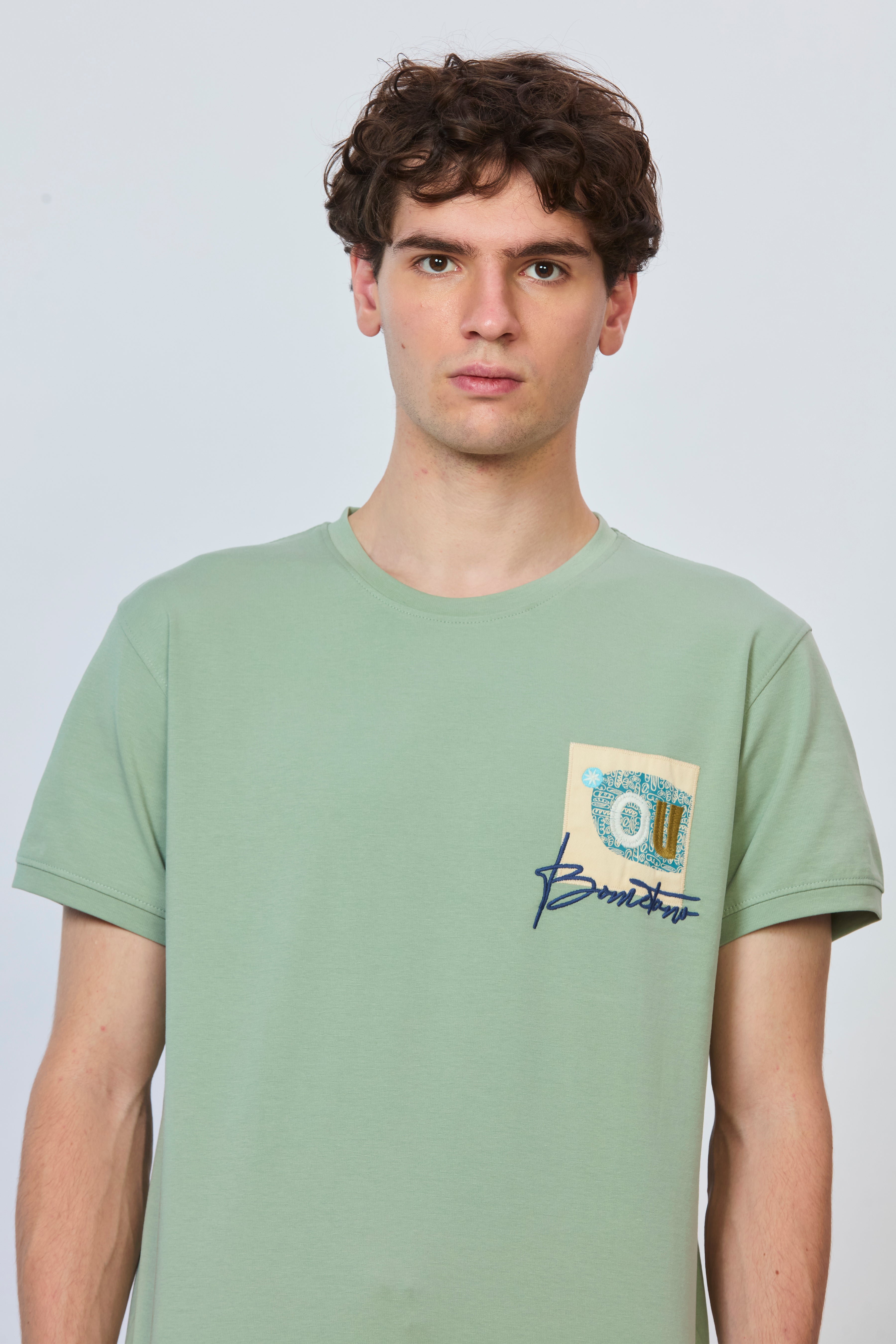 Mintline Patchwork Graphic Tee