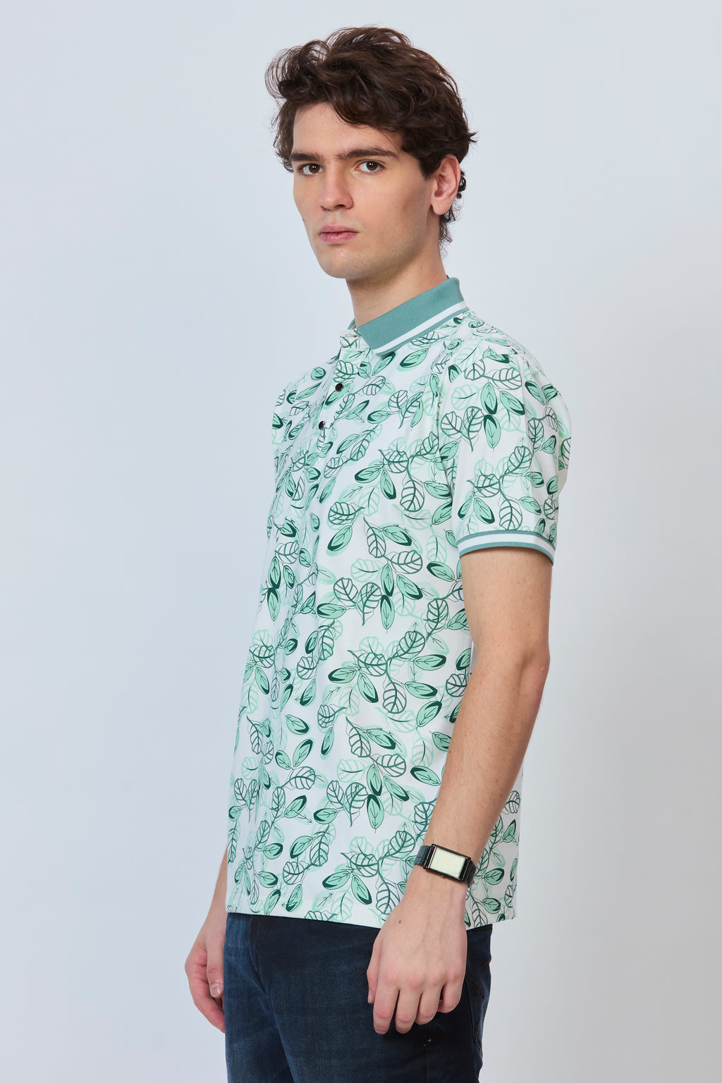 Core Print Casual Polo