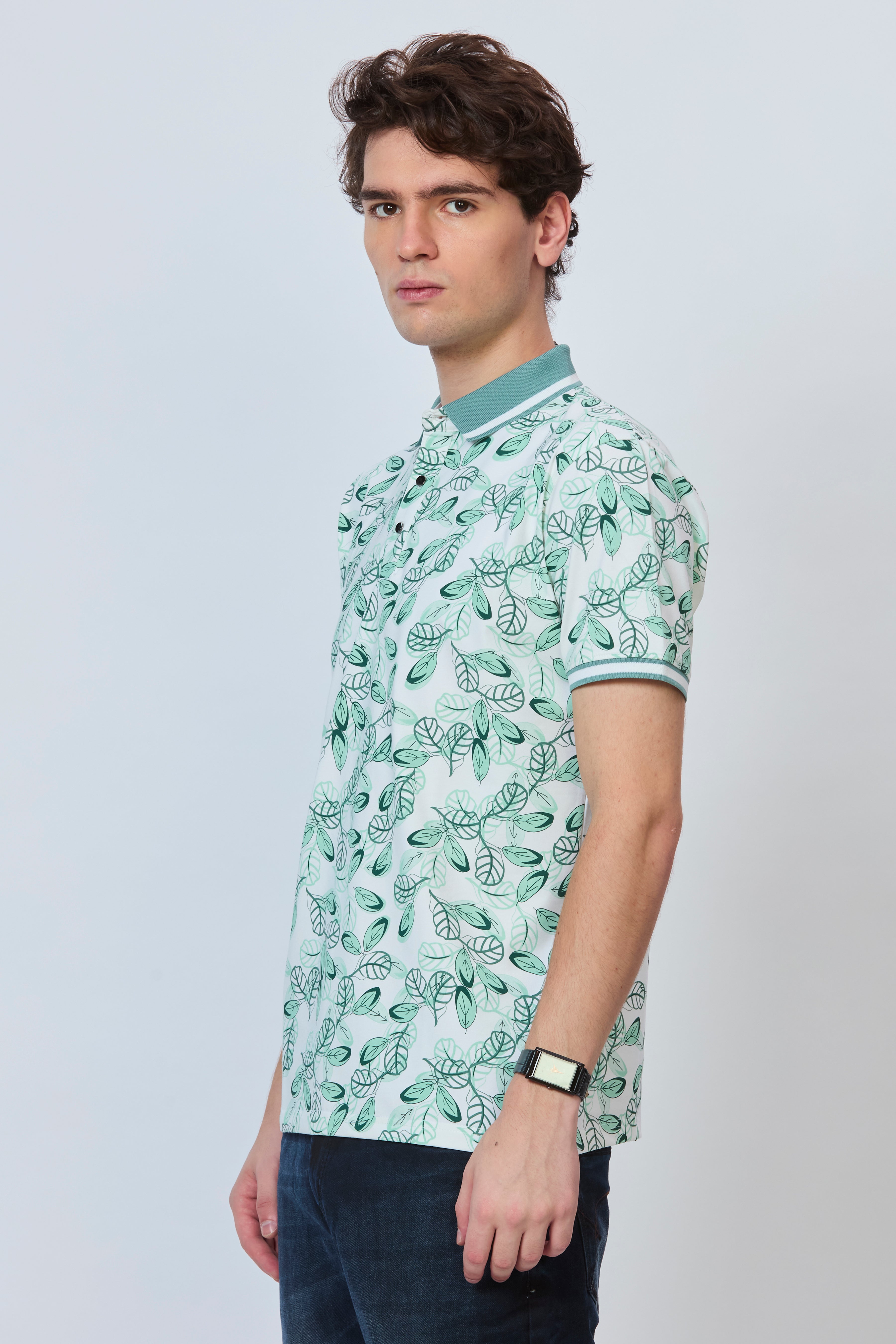 Core Print Casual Polo