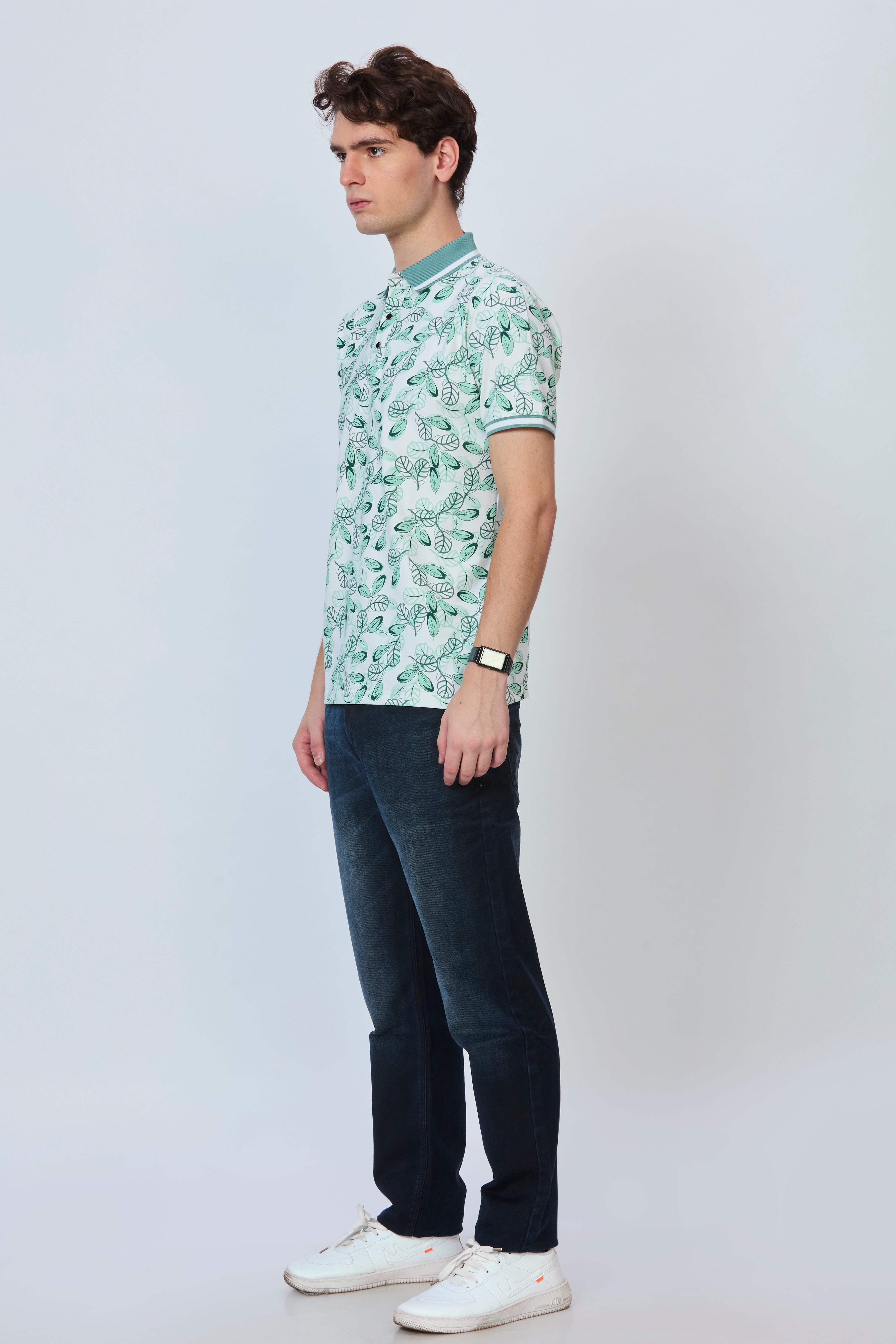 Core Print Casual Polo