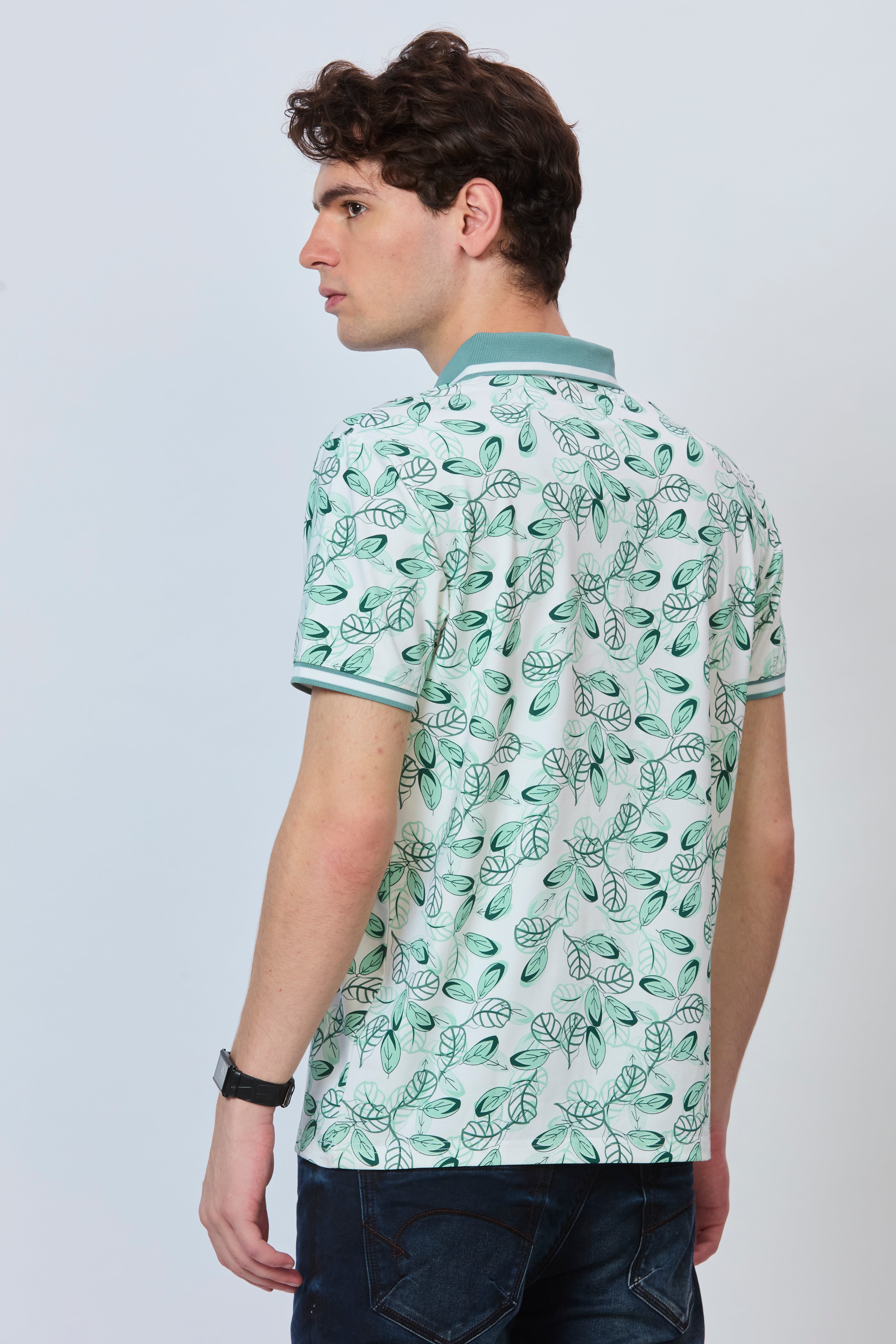 Core Print Casual Polo