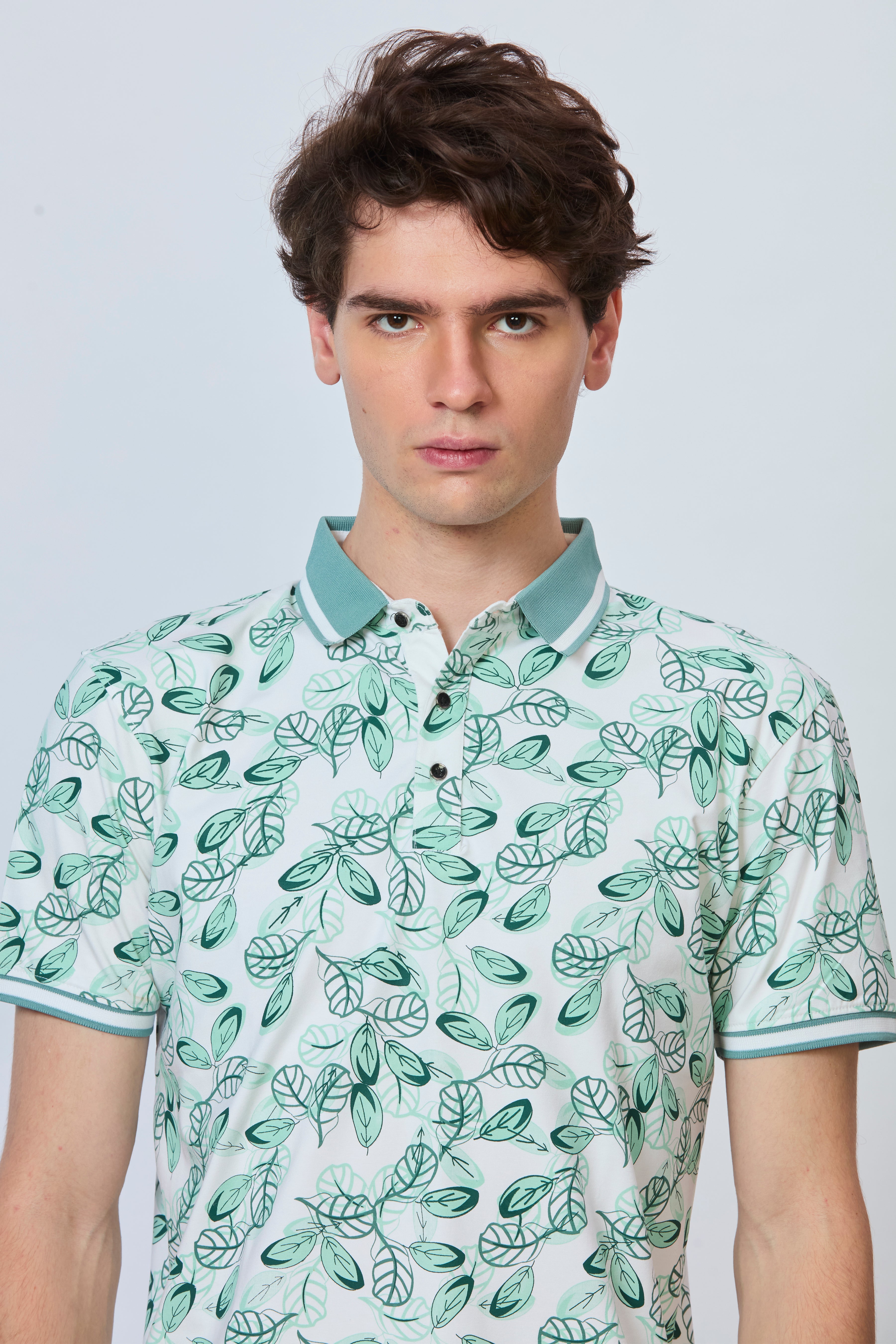 Core Print Casual Polo