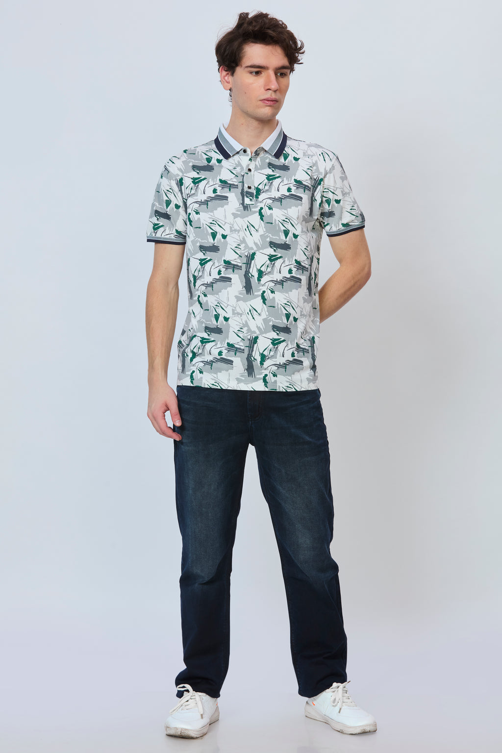 Urban Flow All-Over Print Polo