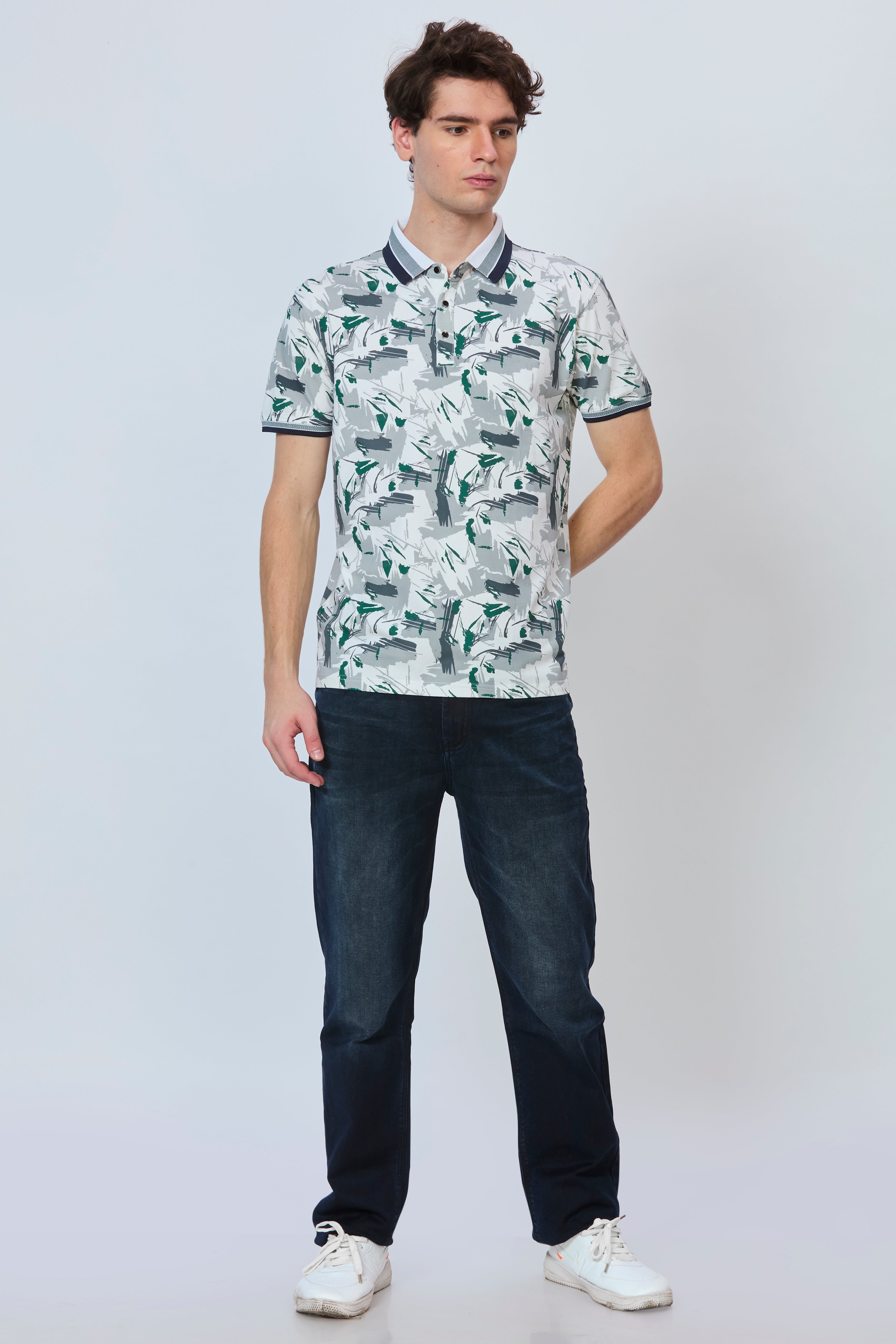 Urban Flow All-Over Print Polo