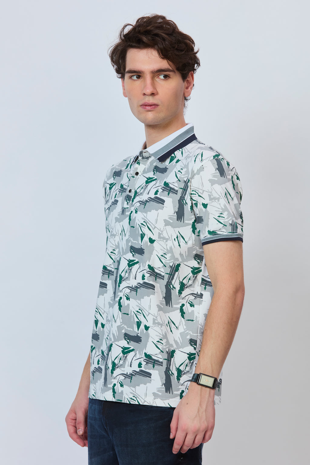 Urban Flow All-Over Print Polo