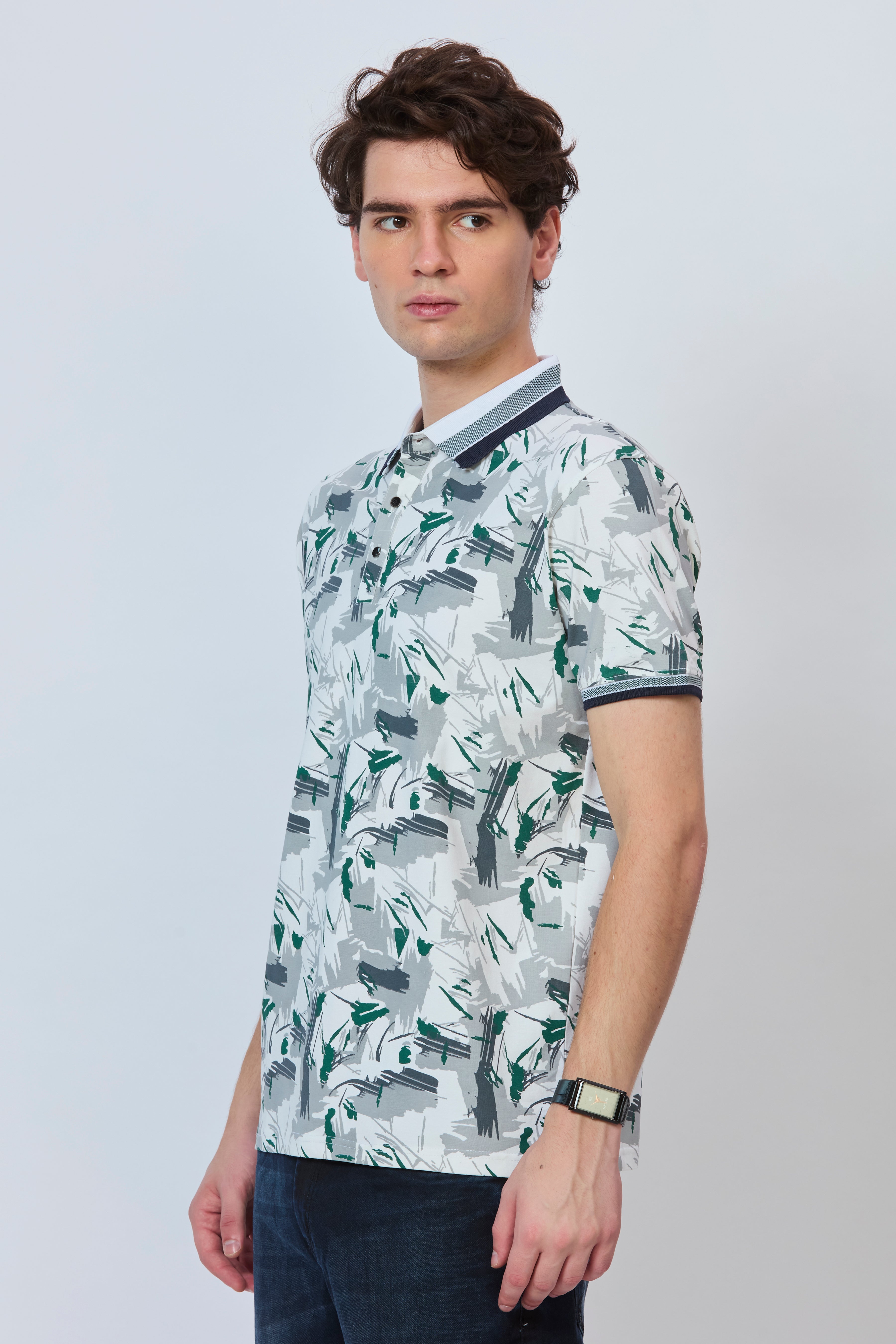 Urban Flow All-Over Print Polo