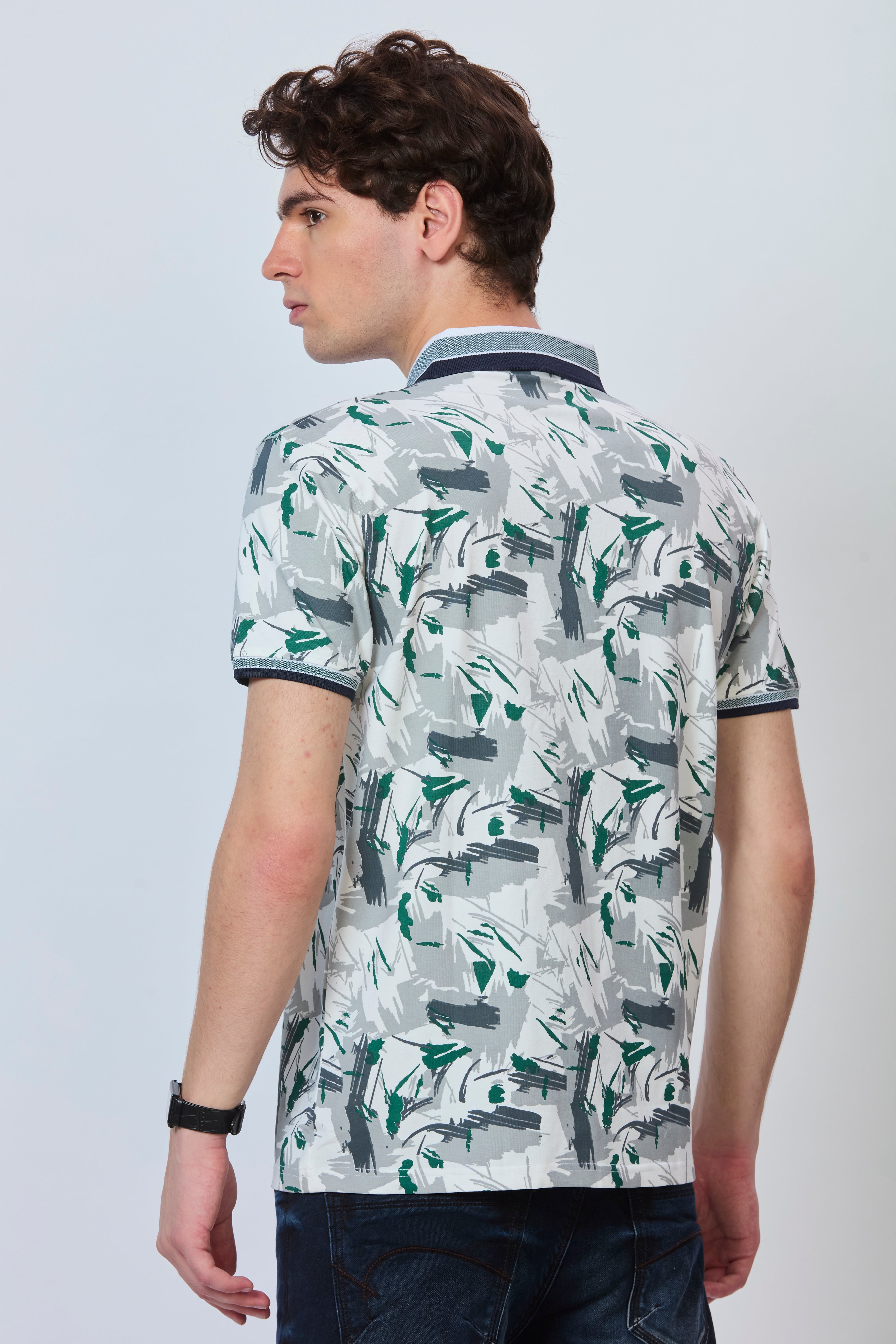 Urban Flow All-Over Print Polo