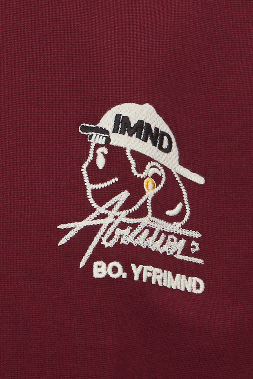 Maroon Edge Statement Back Tee