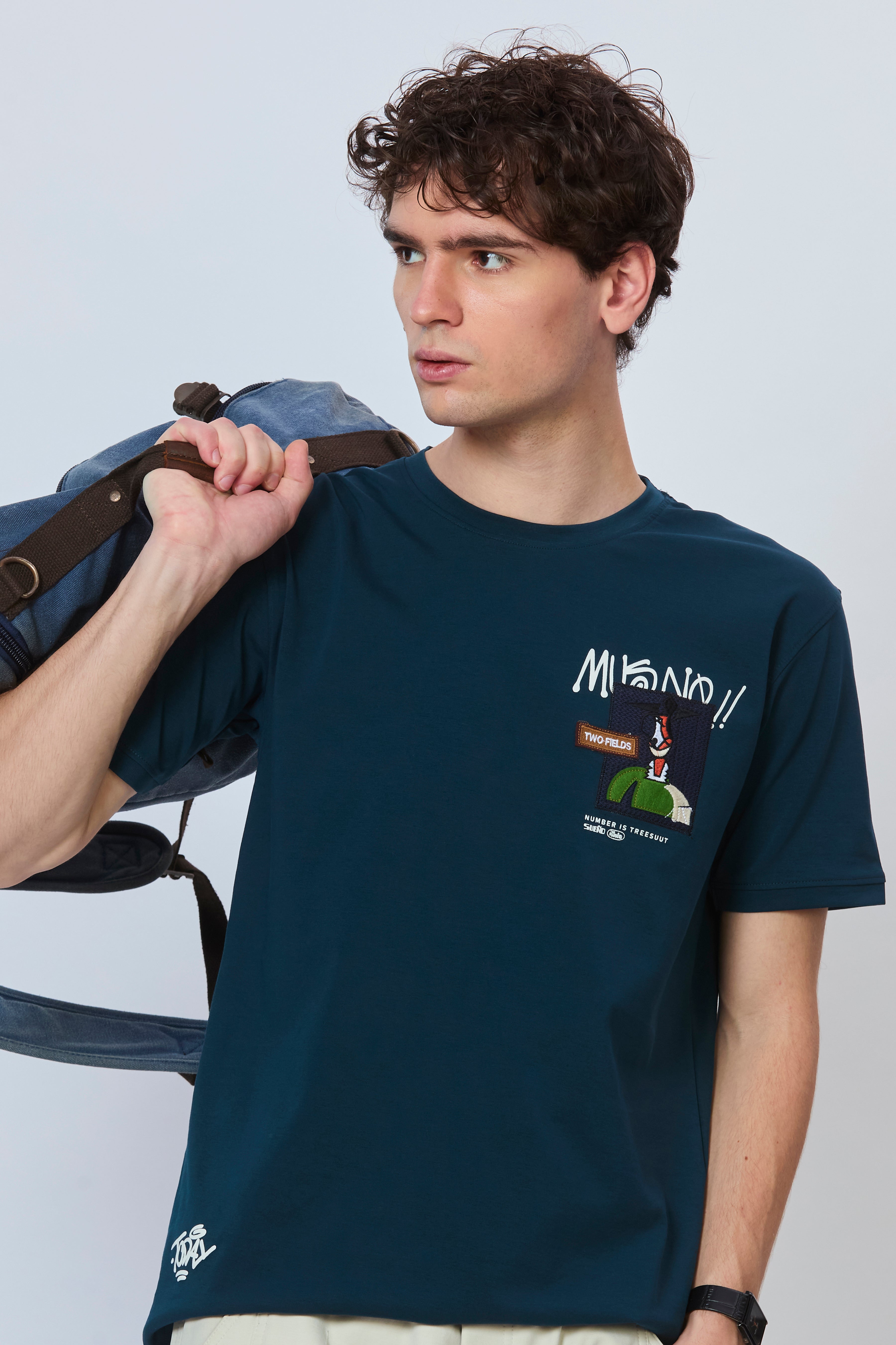 Tea Blue Crest Tee