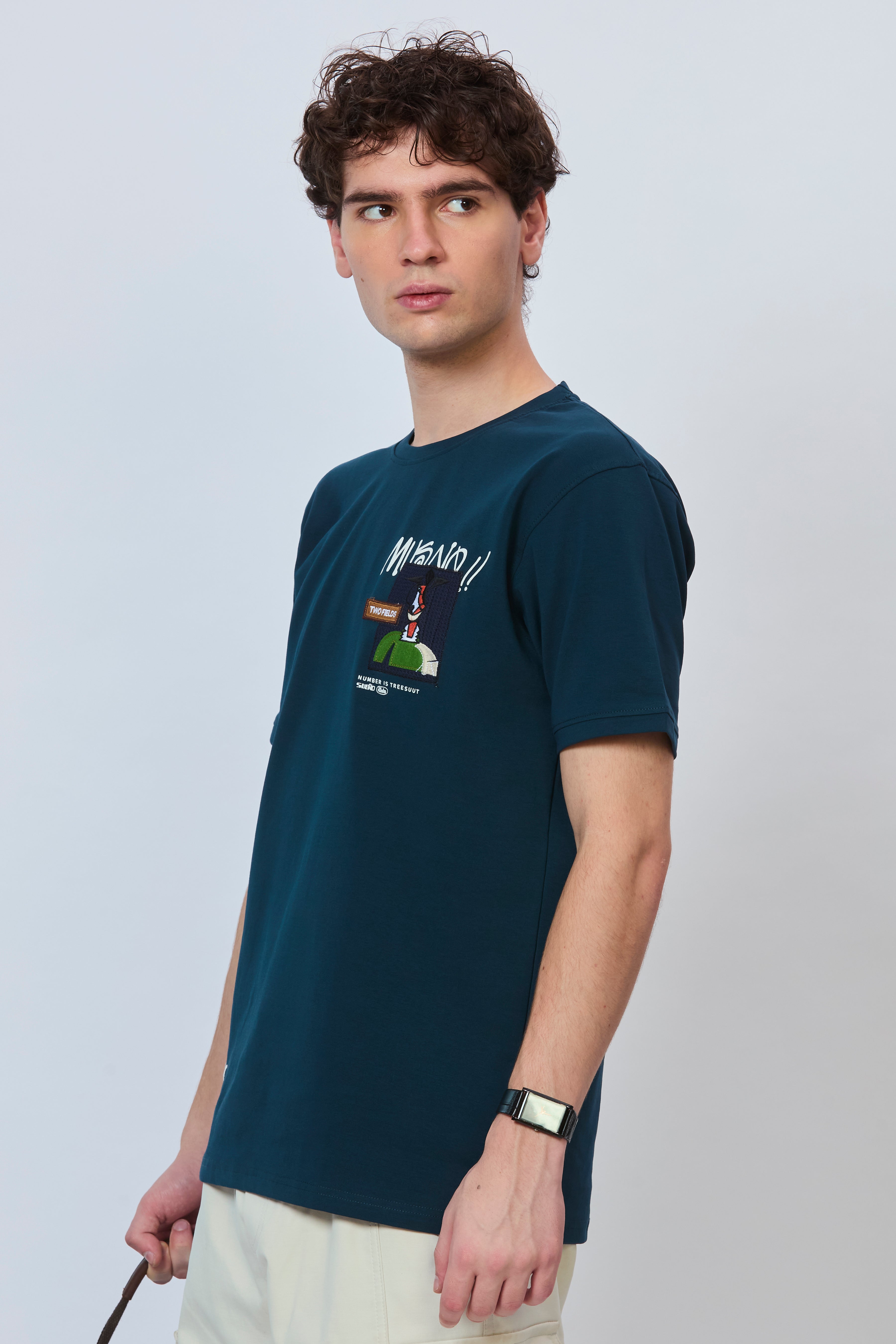 Tea Blue Crest Tee