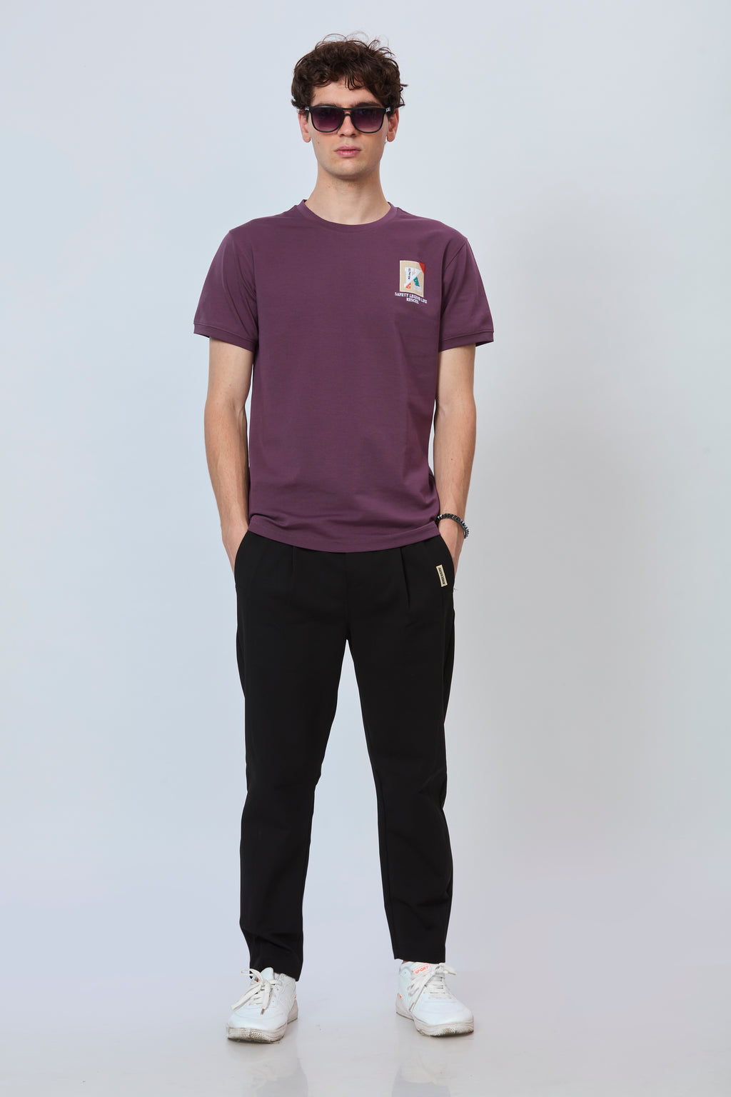 Wine Streetwear Tee – Bold Back Print