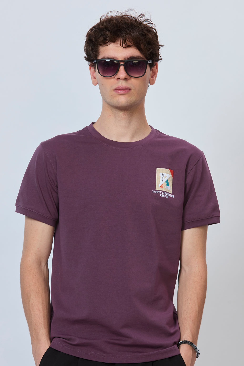 Wine Streetwear Tee – Bold Back Print